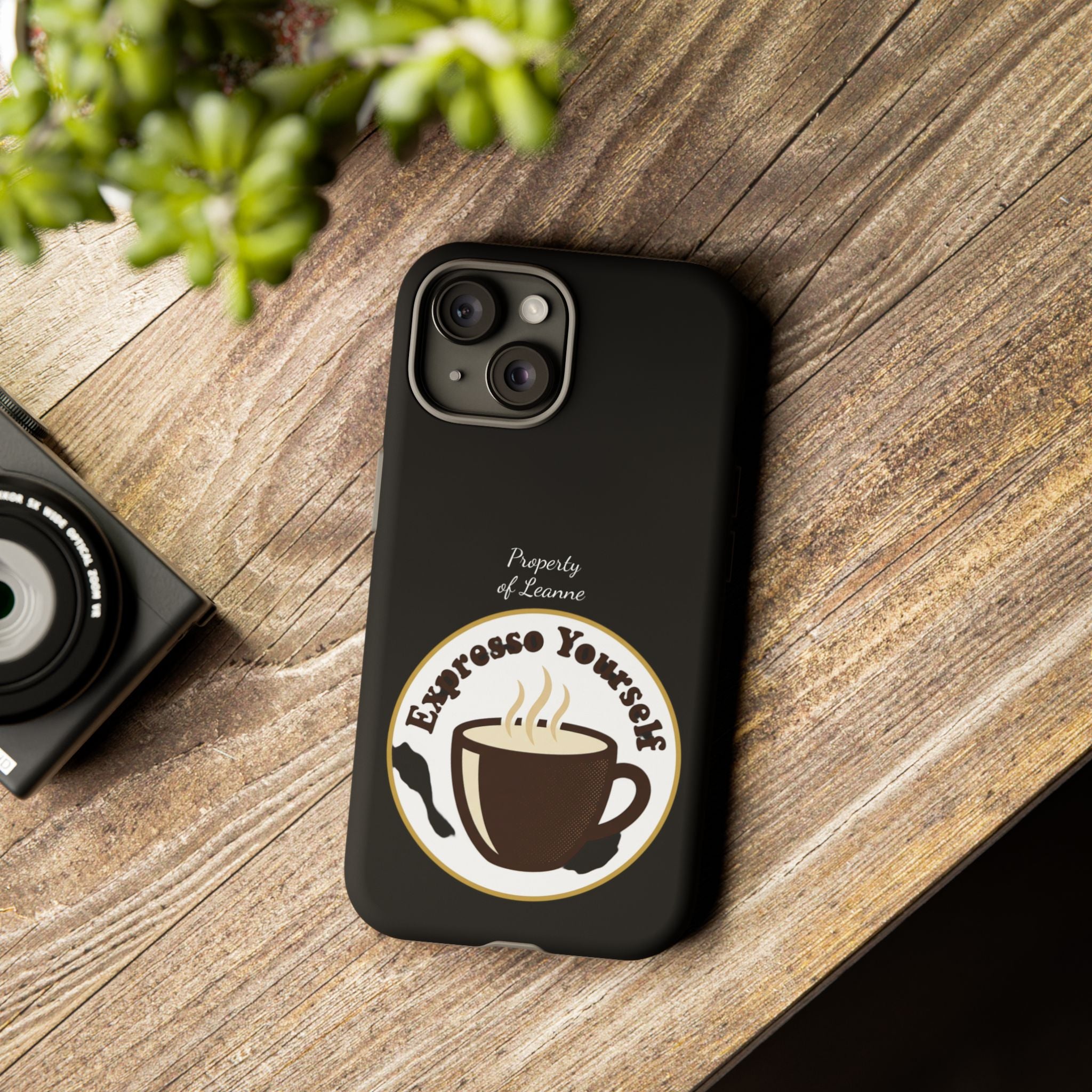 Espresso Yourself Phone Case — Cute Coffee Cup Protective Case for Coffee Lovers