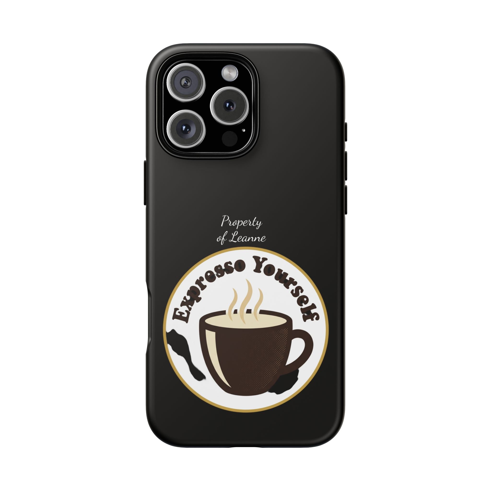 Espresso Yourself Phone Case — Cute Coffee Cup Protective Case for Coffee Lovers