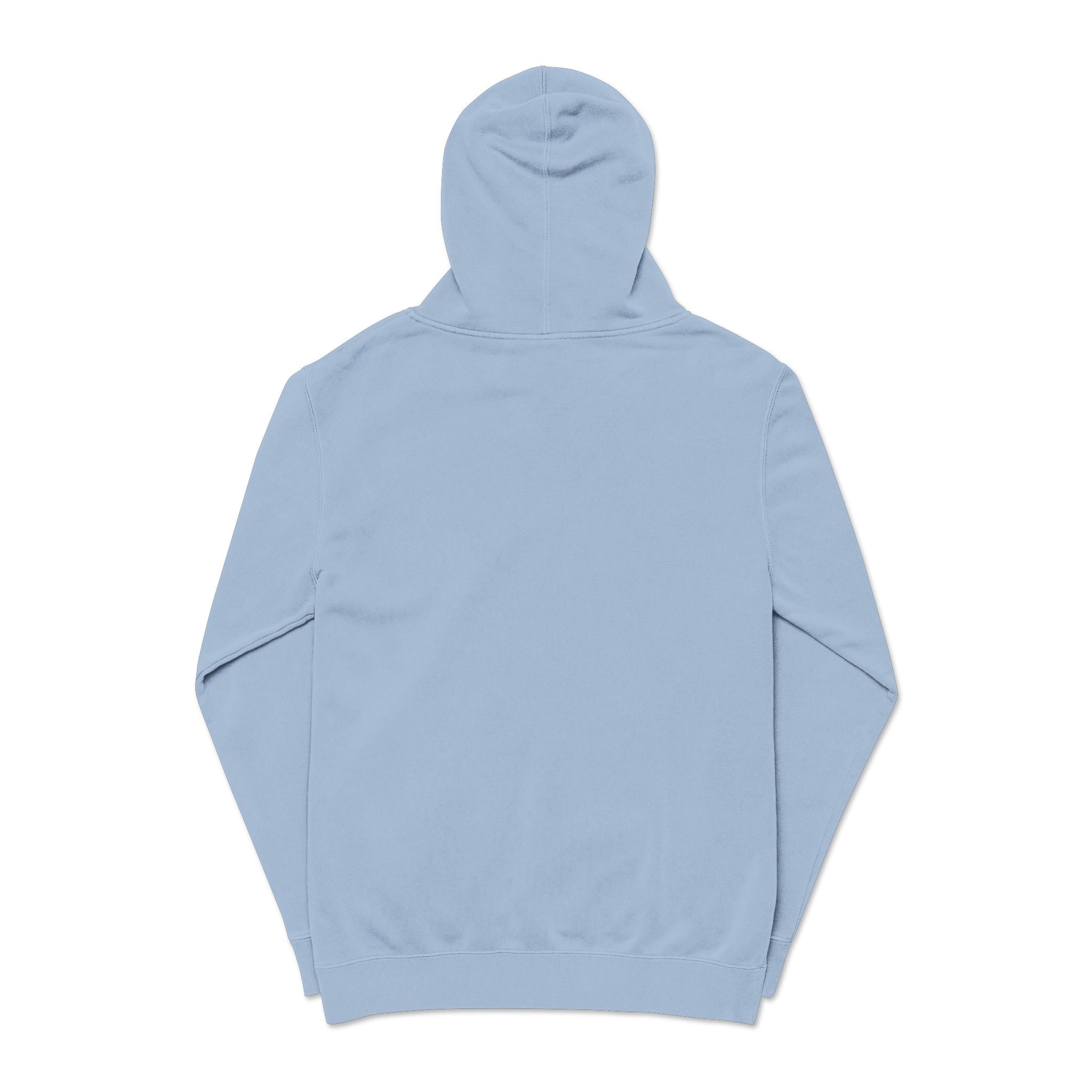 Personalized "Expresso Yourself" Sleeve Pigment-Dyed Hoodie with Coffee Crest Logo — Vintage Cozy Streetwear