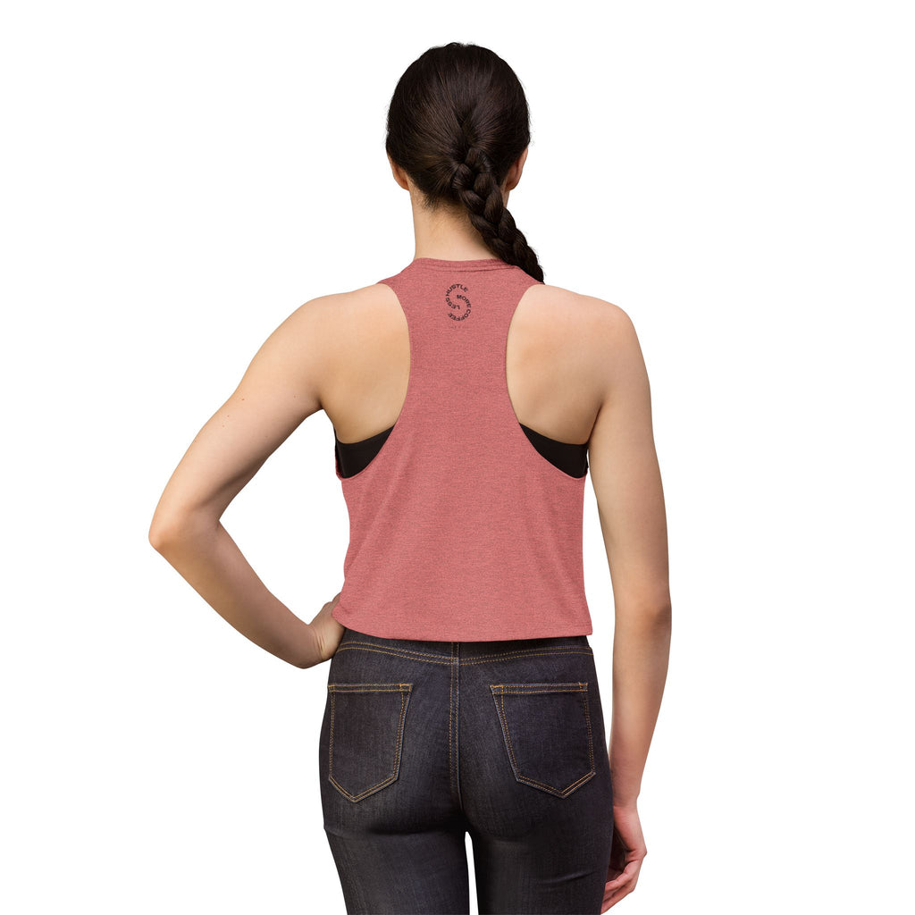 Espresso Yourself Crop Top — Cute Coffee Graphic Women's Tank