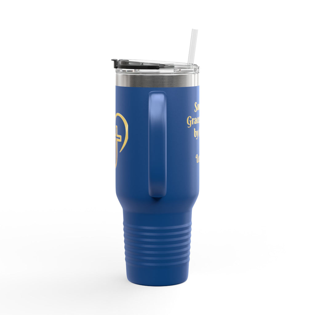 Personalized Christian Heart Cross 40oz Insulated Travel Mug