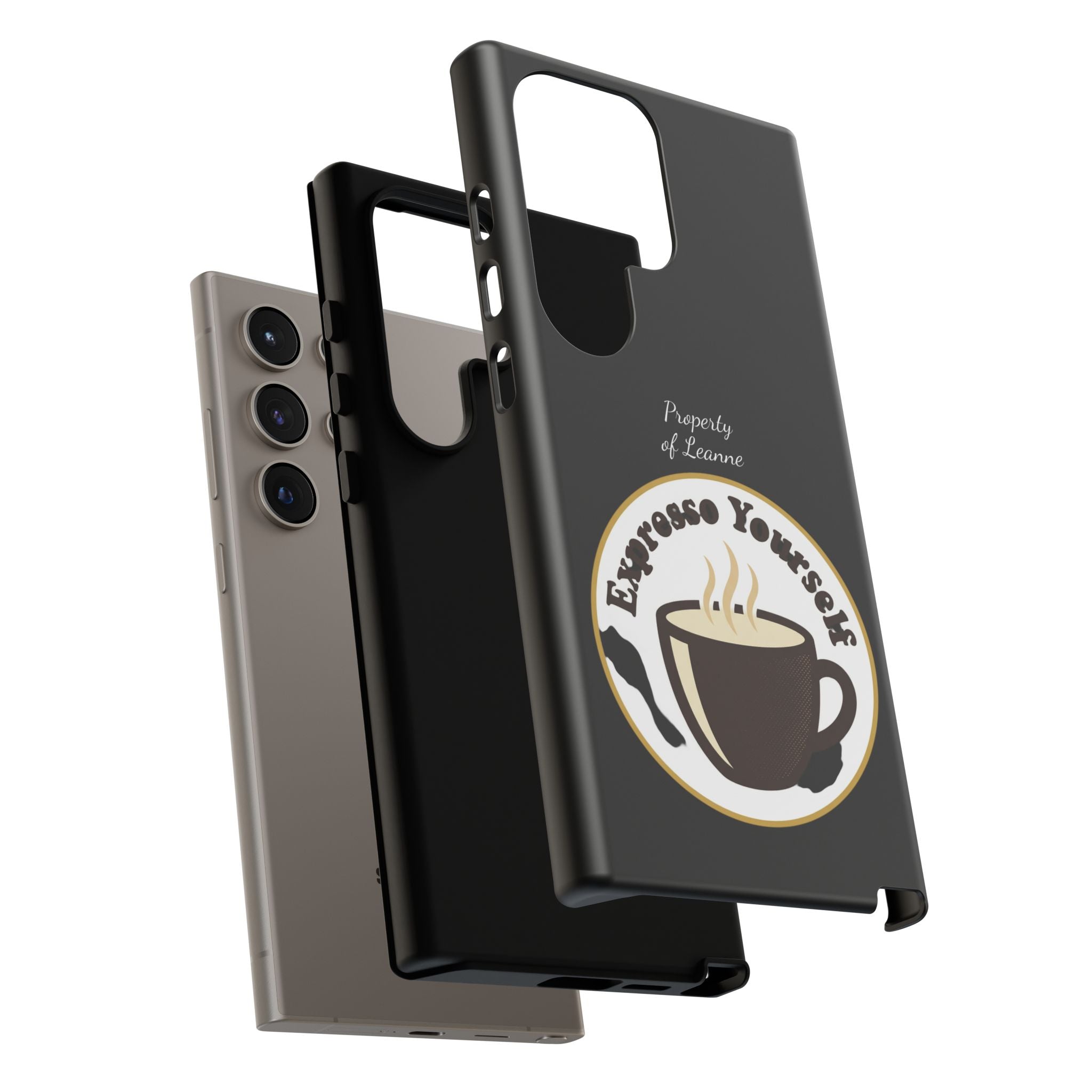 Espresso Yourself Phone Case — Cute Coffee Cup Protective Case for Coffee Lovers