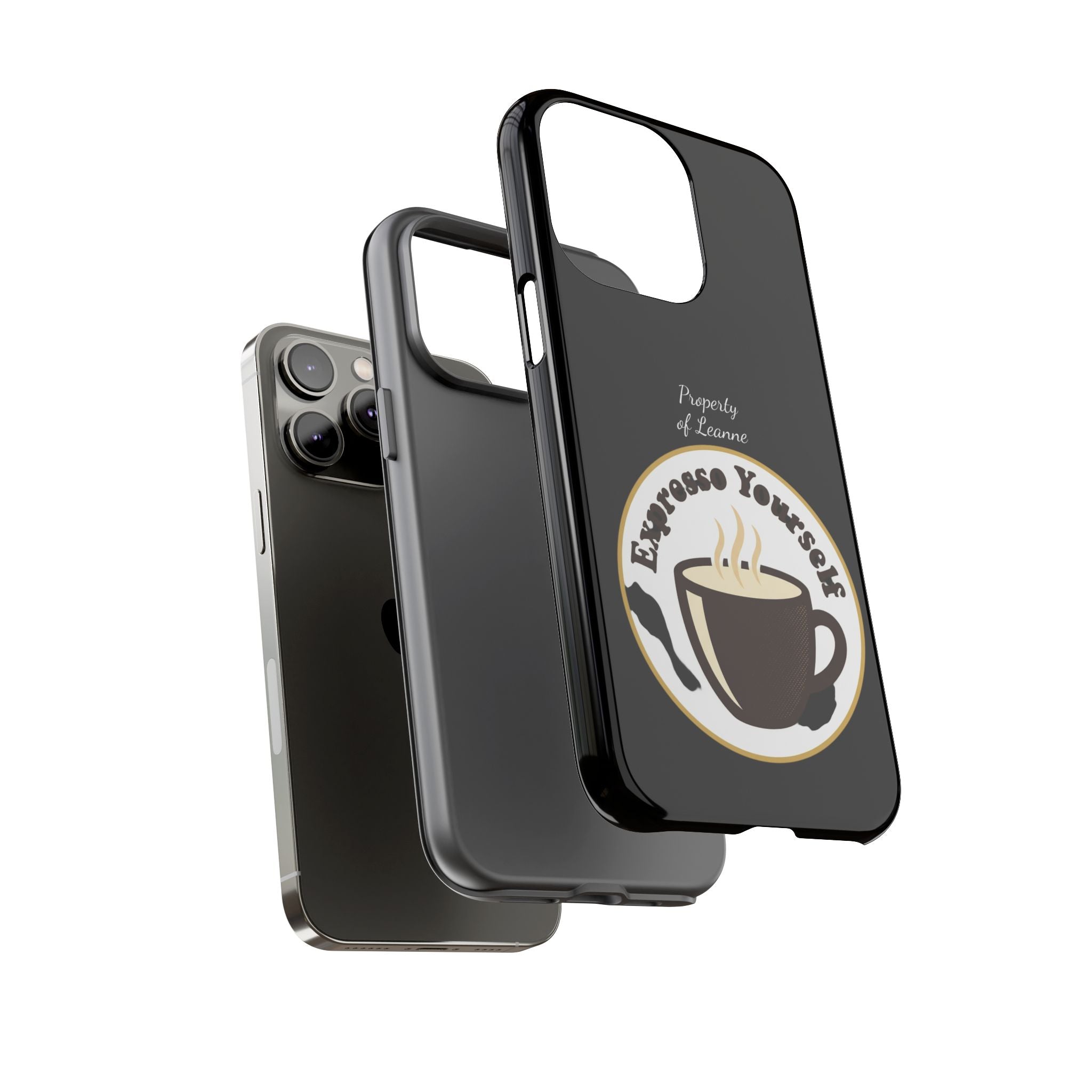 Espresso Yourself Phone Case — Cute Coffee Cup Protective Case for Coffee Lovers