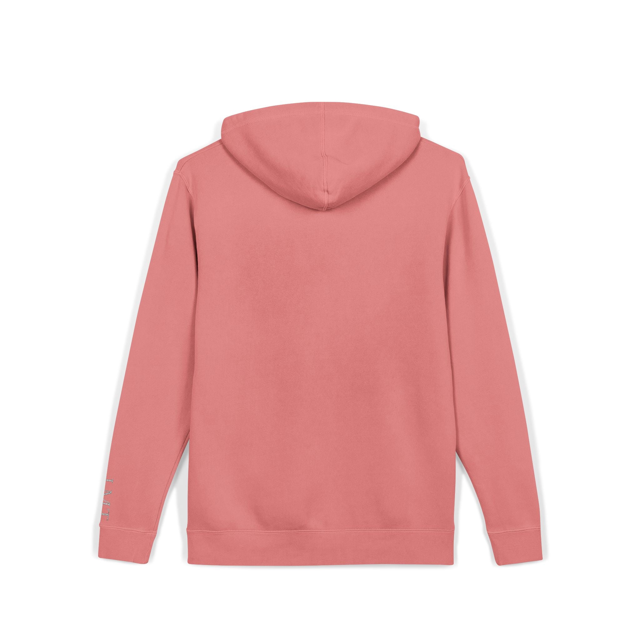 Personalized "Expresso Yourself" Sleeve Pigment-Dyed Hoodie with Coffee Crest Logo — Vintage Cozy Streetwear