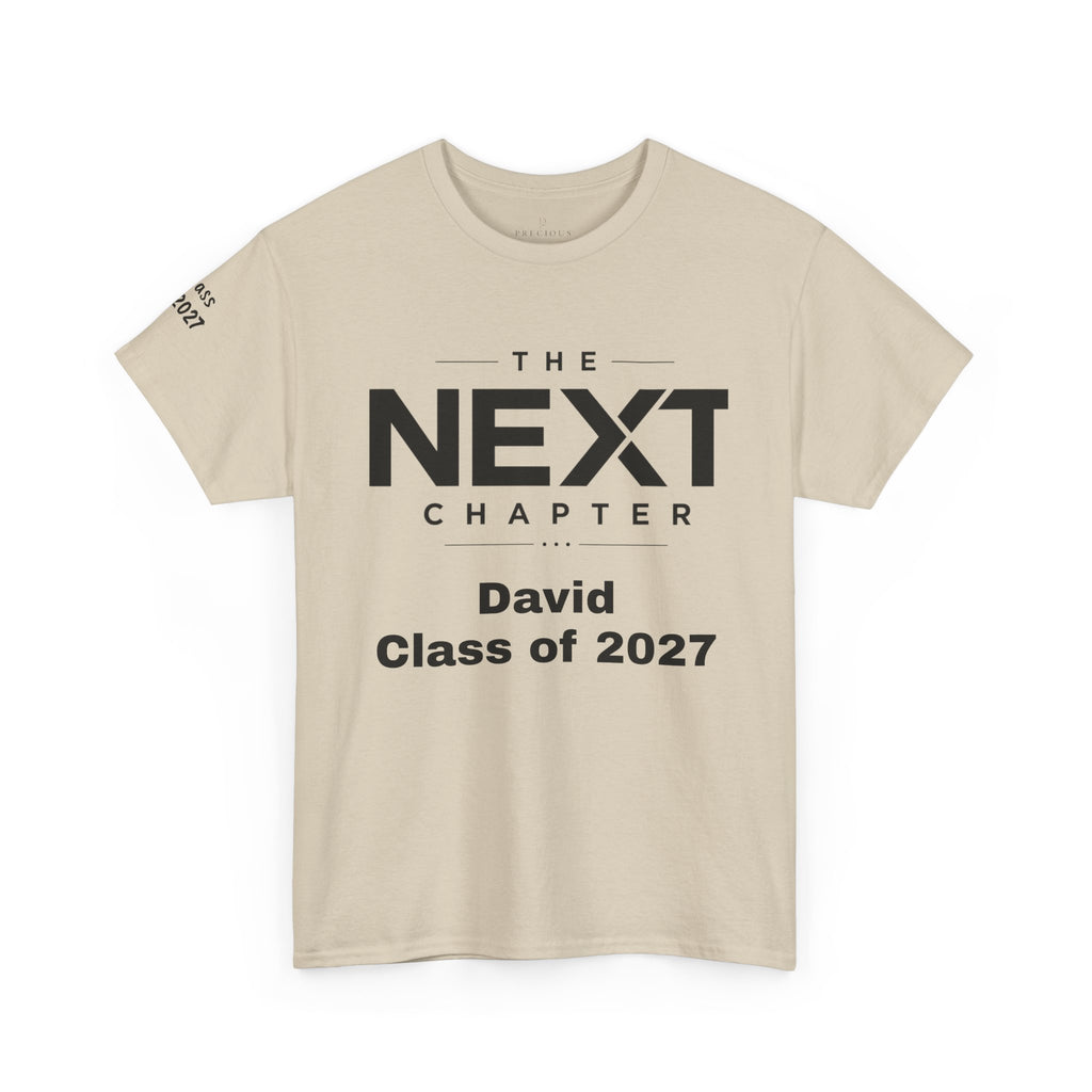 Personalized "Class of" and School pride, Back to School-Unisex Heavy Cotton Tee