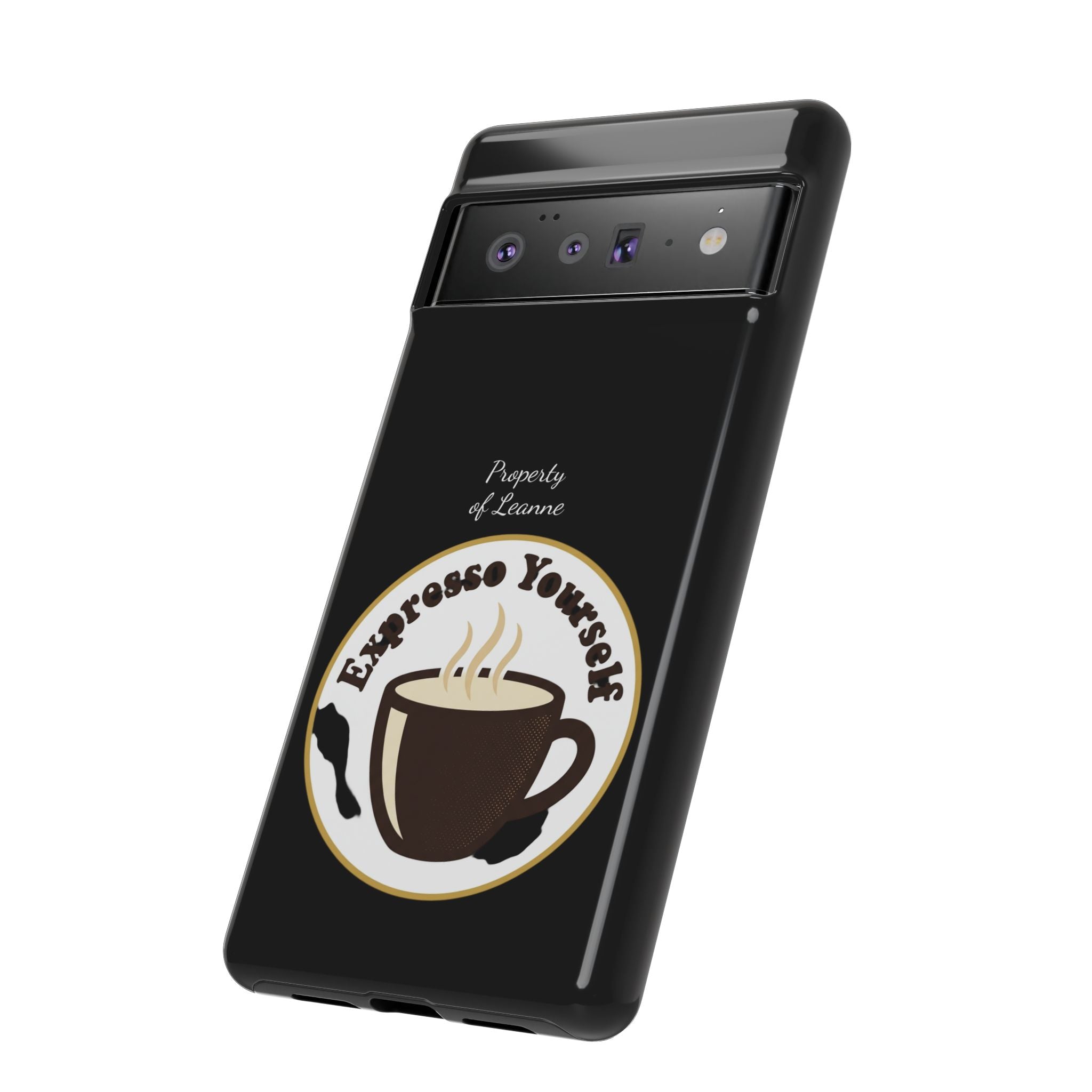 Espresso Yourself Phone Case — Cute Coffee Cup Protective Case for Coffee Lovers