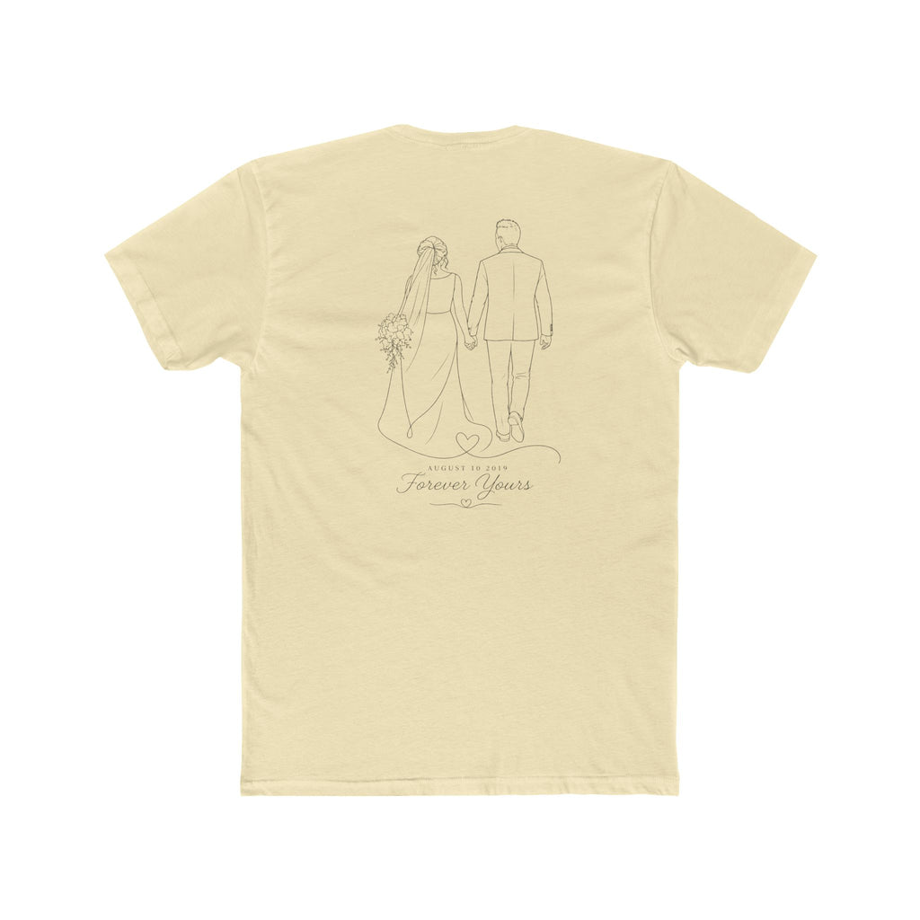 Unisex Personalized Front and Back Cotton Crew Tee
