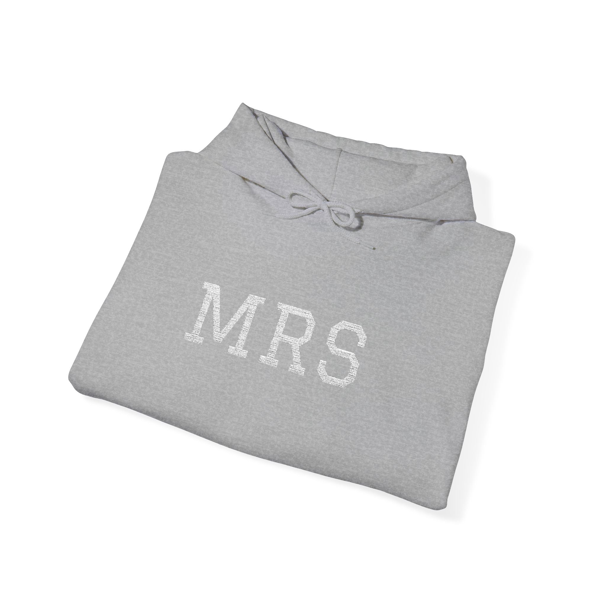 Hoodie — Floral 'MRS' Bride Bridal Pullover