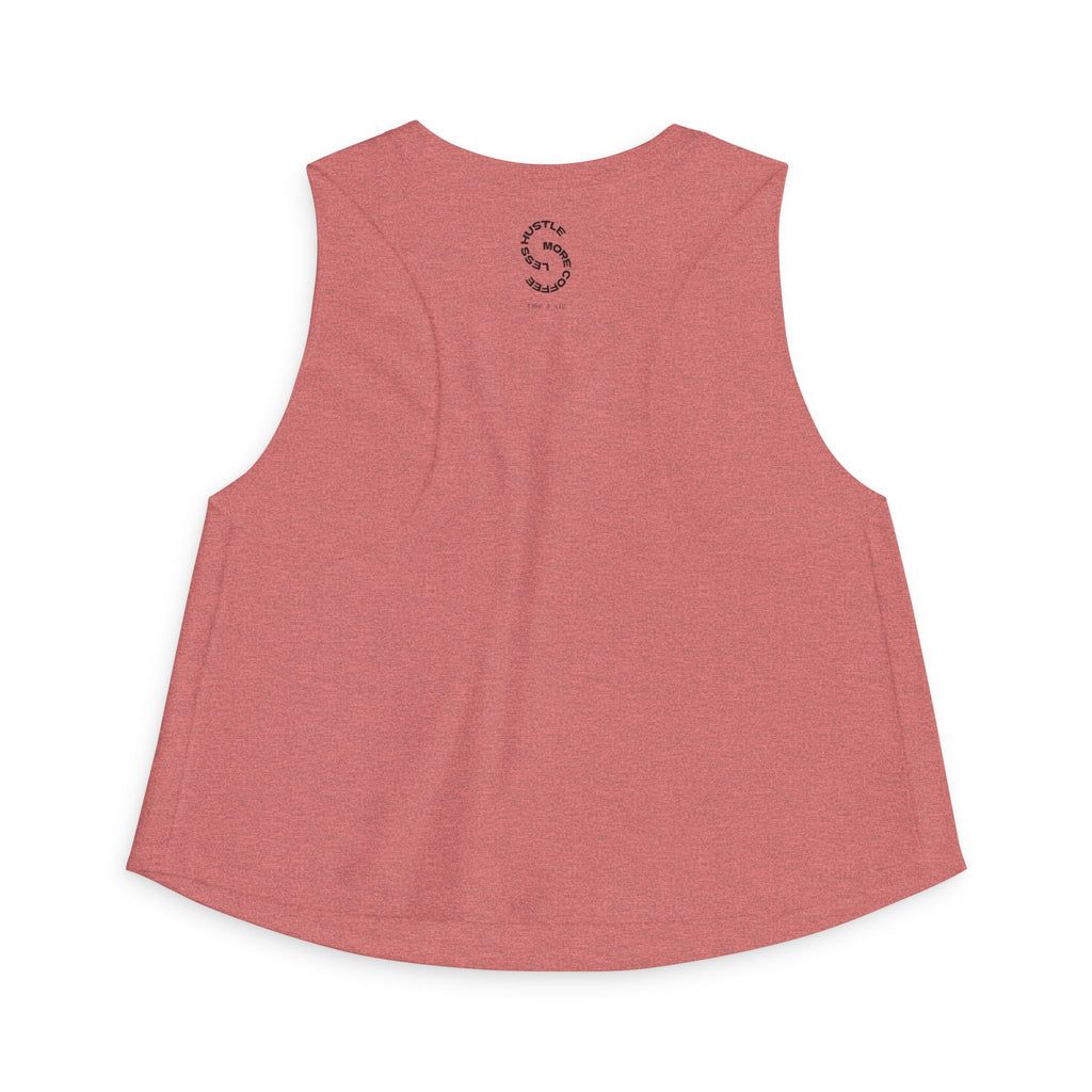 Espresso Yourself Crop Top — Cute Coffee Graphic Women's Tank