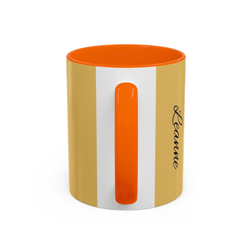 Personalized Espresso Yourself Accent Coffee Mug - Funny Coffee Lover Gift (11/15oz)