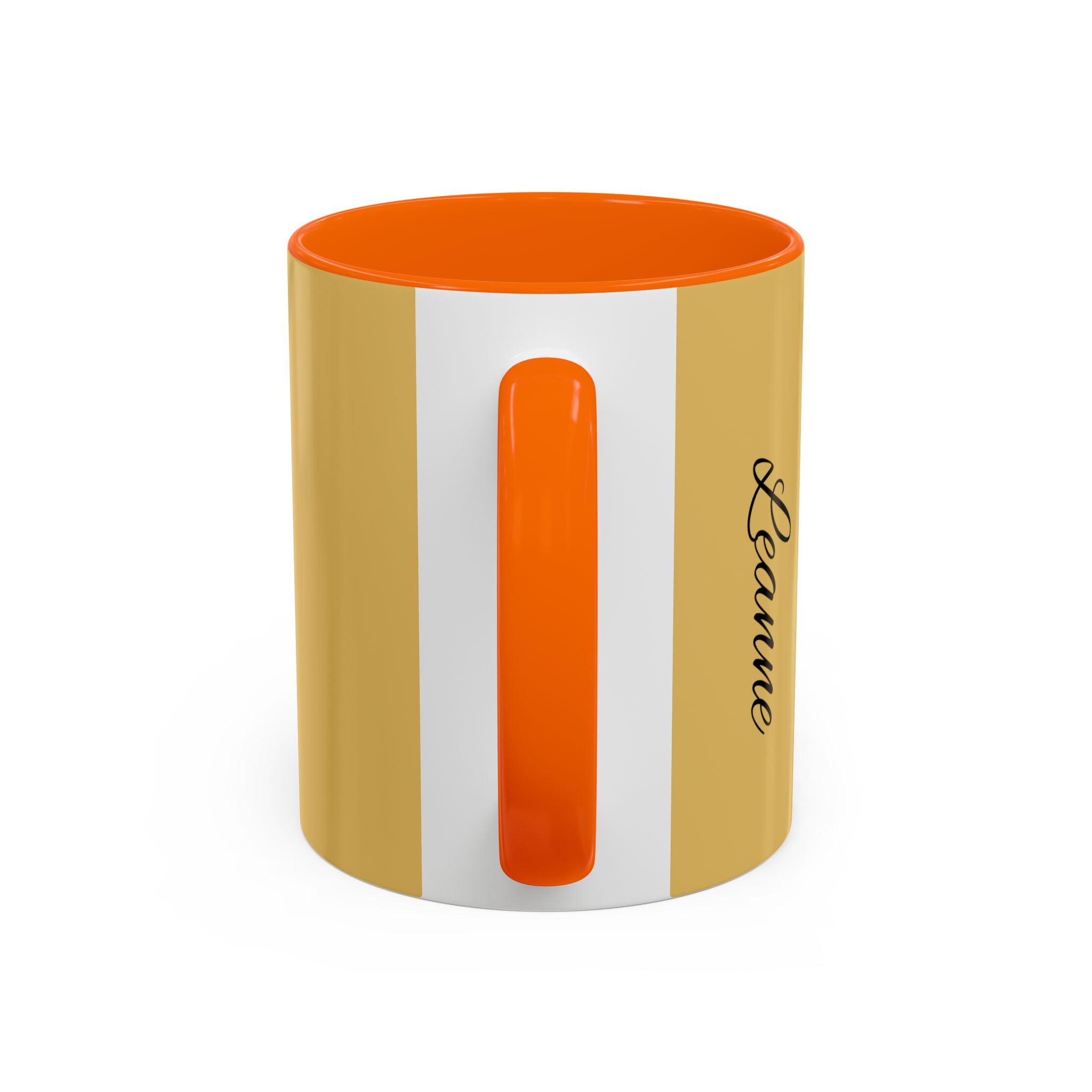 Personalized Espresso Yourself Accent Coffee Mug - Funny Coffee Lover Gift (11/15oz)