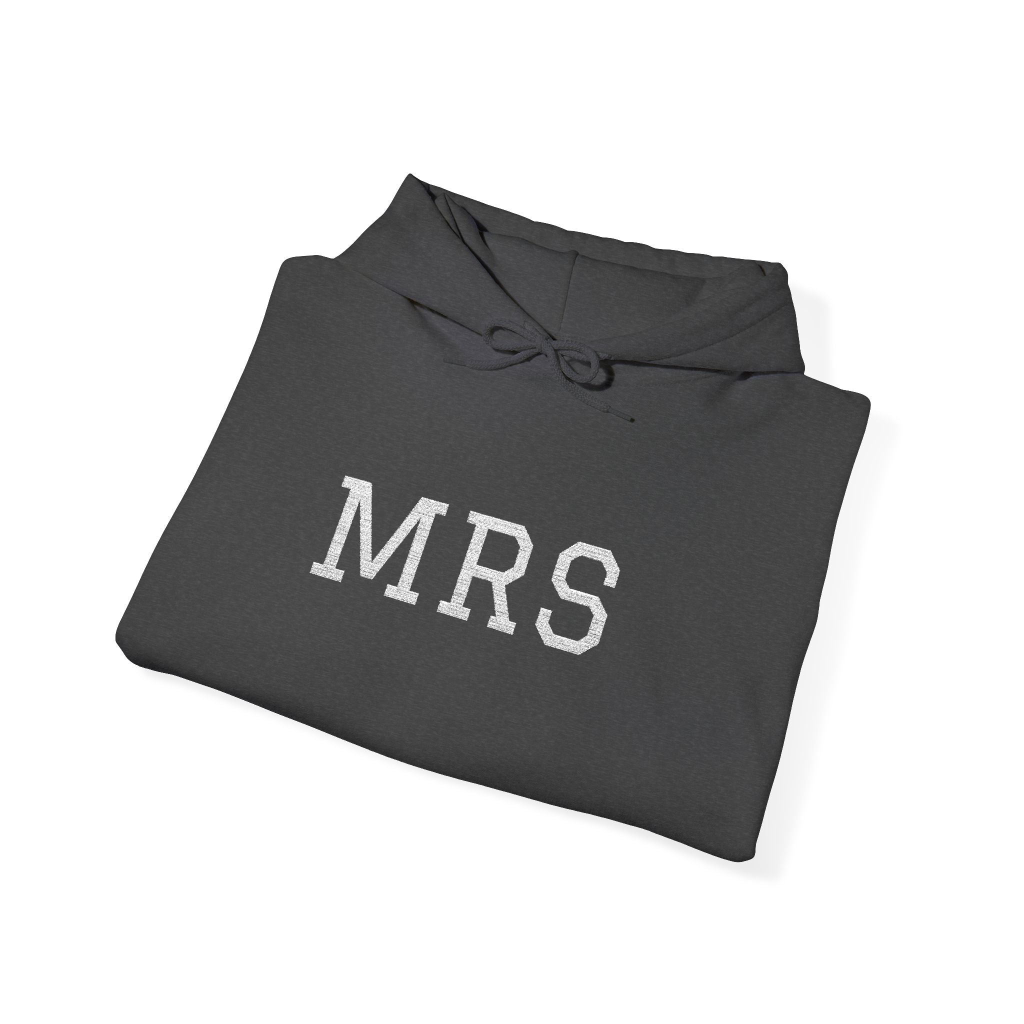 Hoodie — Floral 'MRS' Bride Bridal Pullover