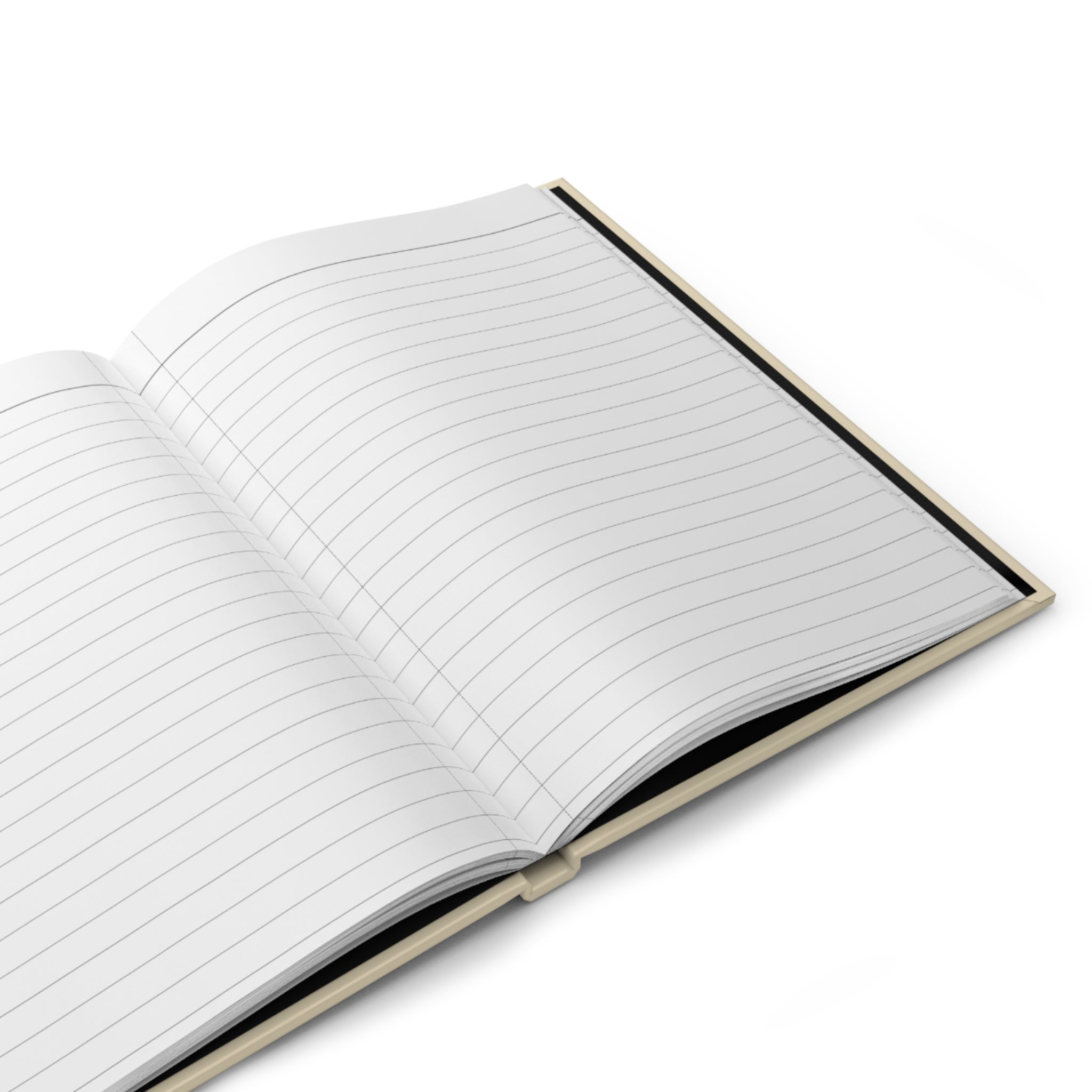 Personalized Coffee 'Espresso Yourself' Hardcover Journal — Personalized Beige Notebook for Writers & Coffee Lovers