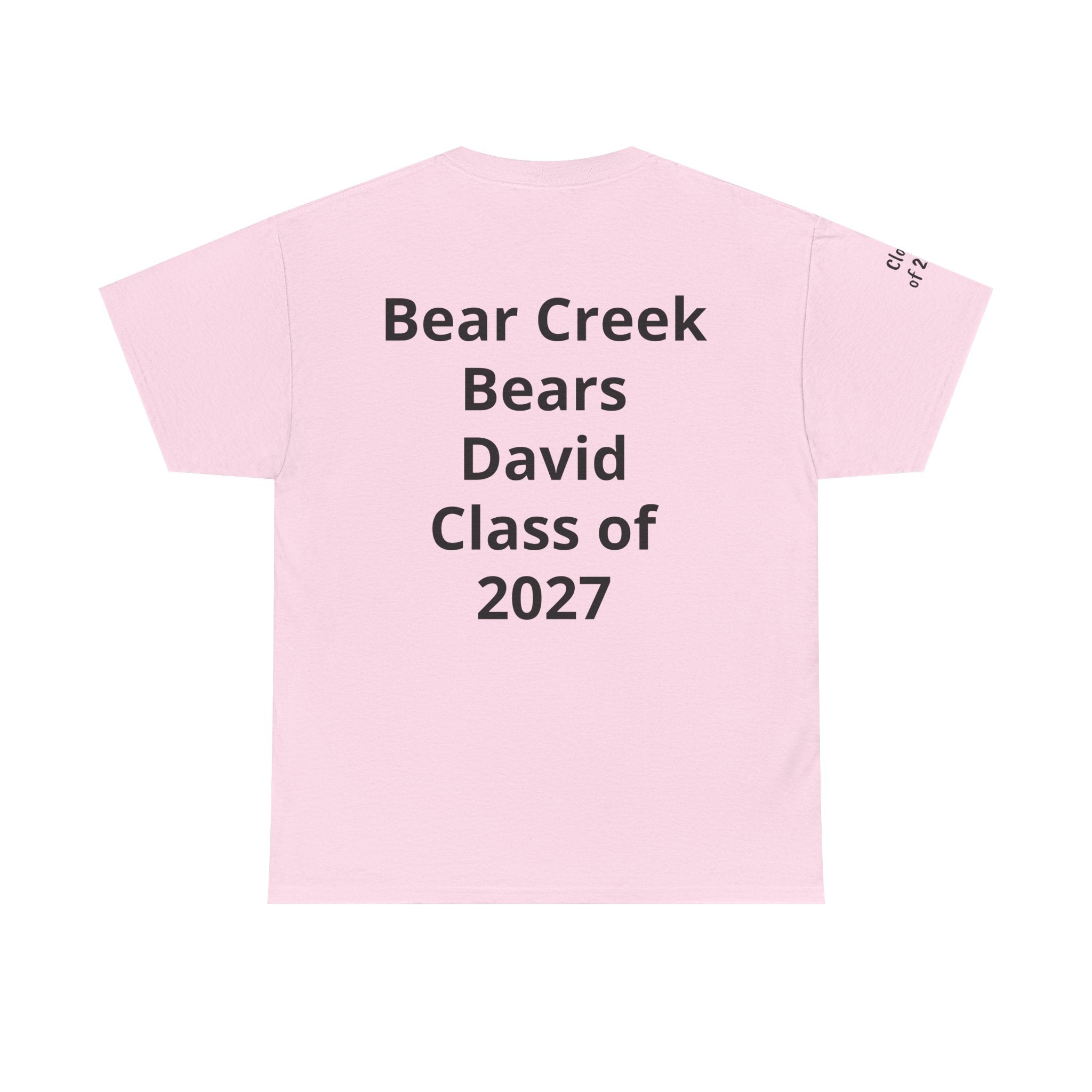 Personalized "Class of" and School pride, Back to School-Unisex Heavy Cotton Tee