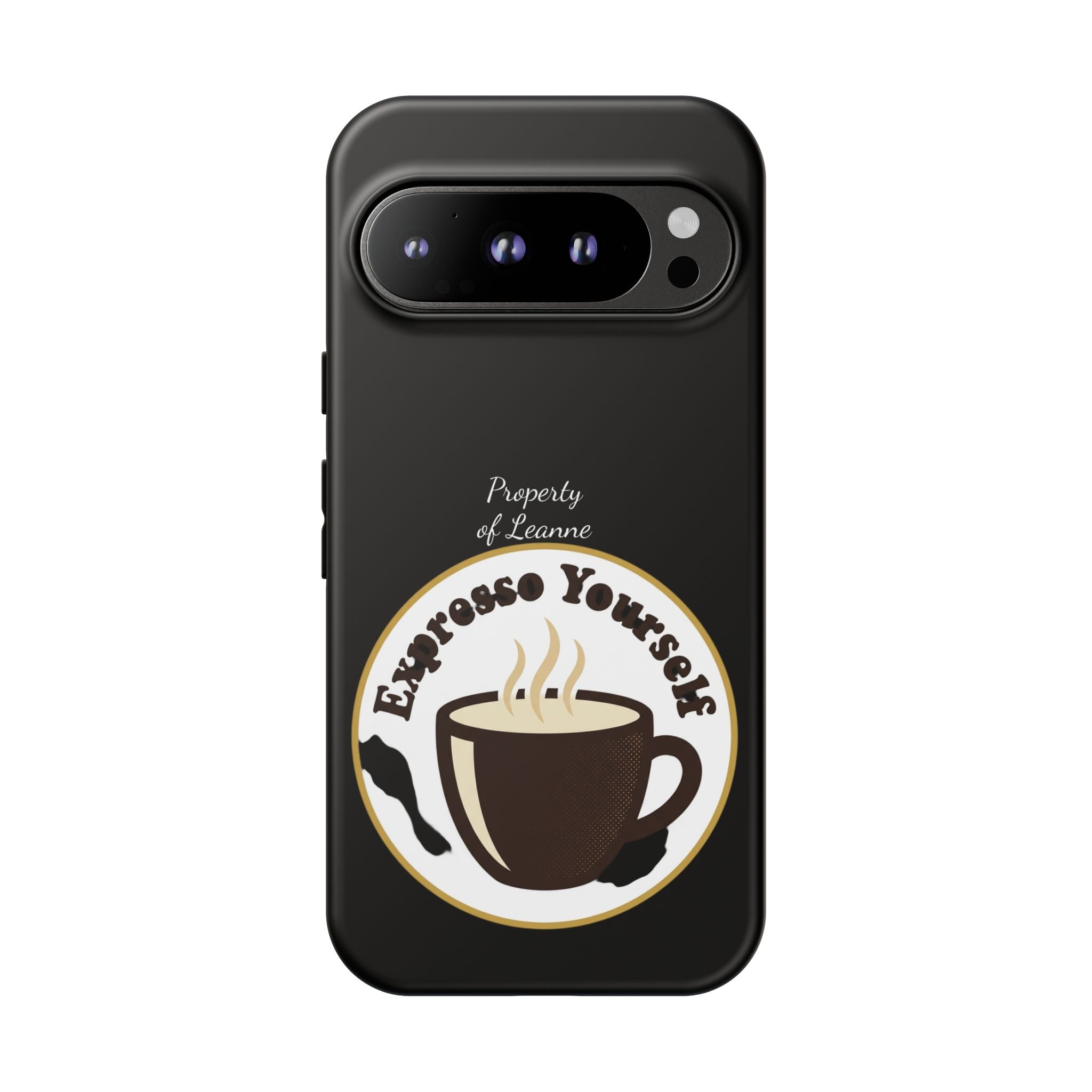 Espresso Yourself Phone Case — Cute Coffee Cup Protective Case for Coffee Lovers