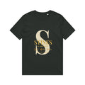 Personalized Monogram Organic T-Shirt — Personalized Initial Graphic Tee
