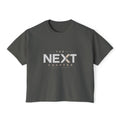 Women's Boxy Tee — Personalized "The Next Chapter" Graduation Shirt (Custom Name, Custom Class of )