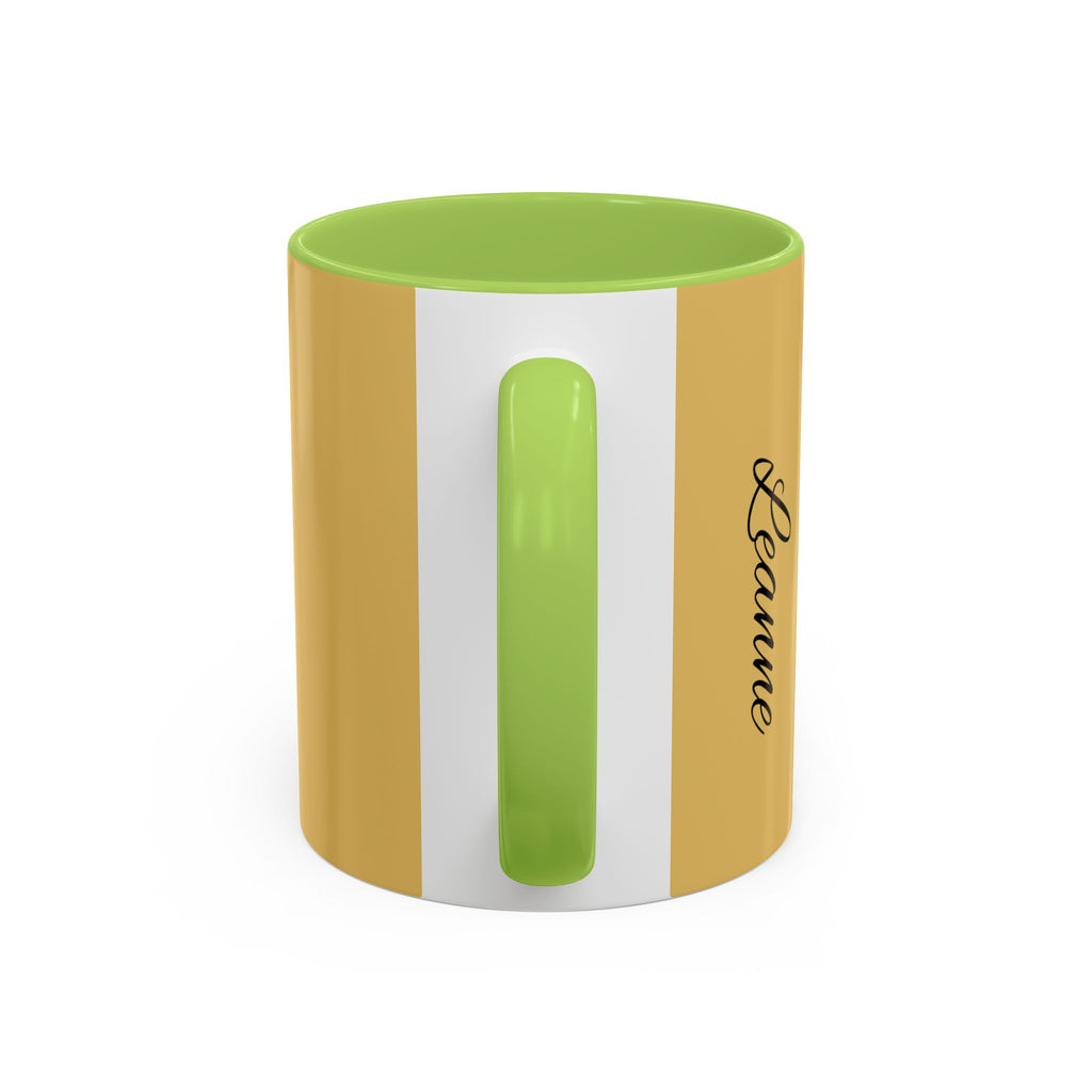 Personalized Espresso Yourself Accent Coffee Mug - Funny Coffee Lover Gift (11/15oz)