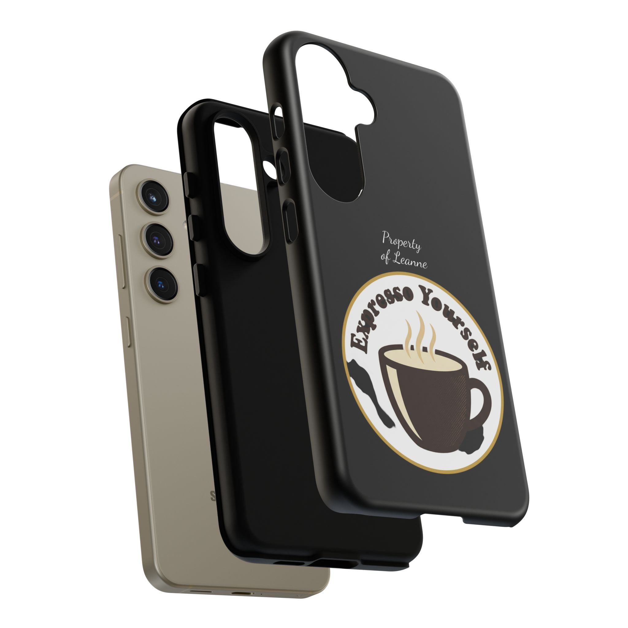 Espresso Yourself Phone Case — Cute Coffee Cup Protective Case for Coffee Lovers