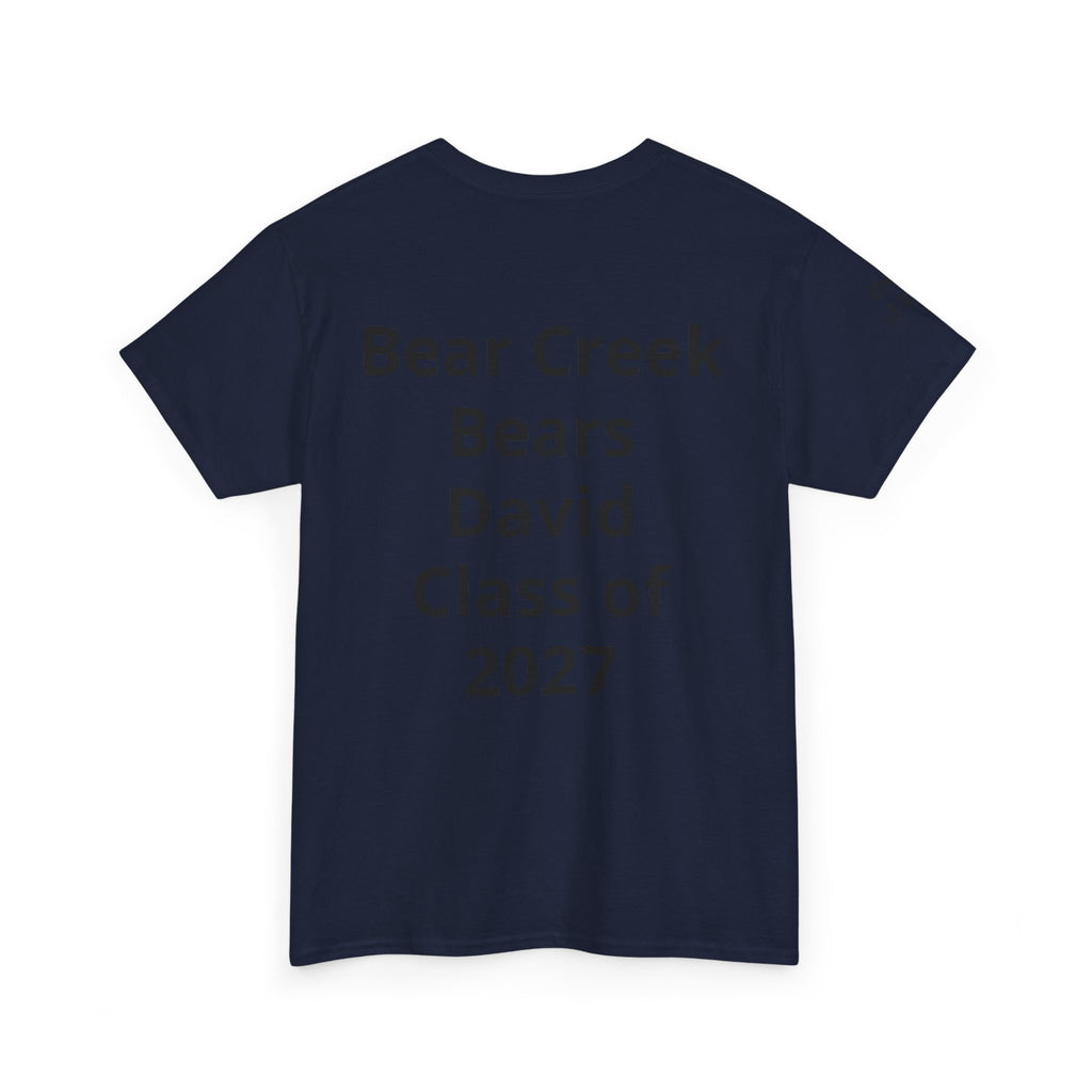 Personalized "Class of" and School pride, Back to School-Unisex Heavy Cotton Tee