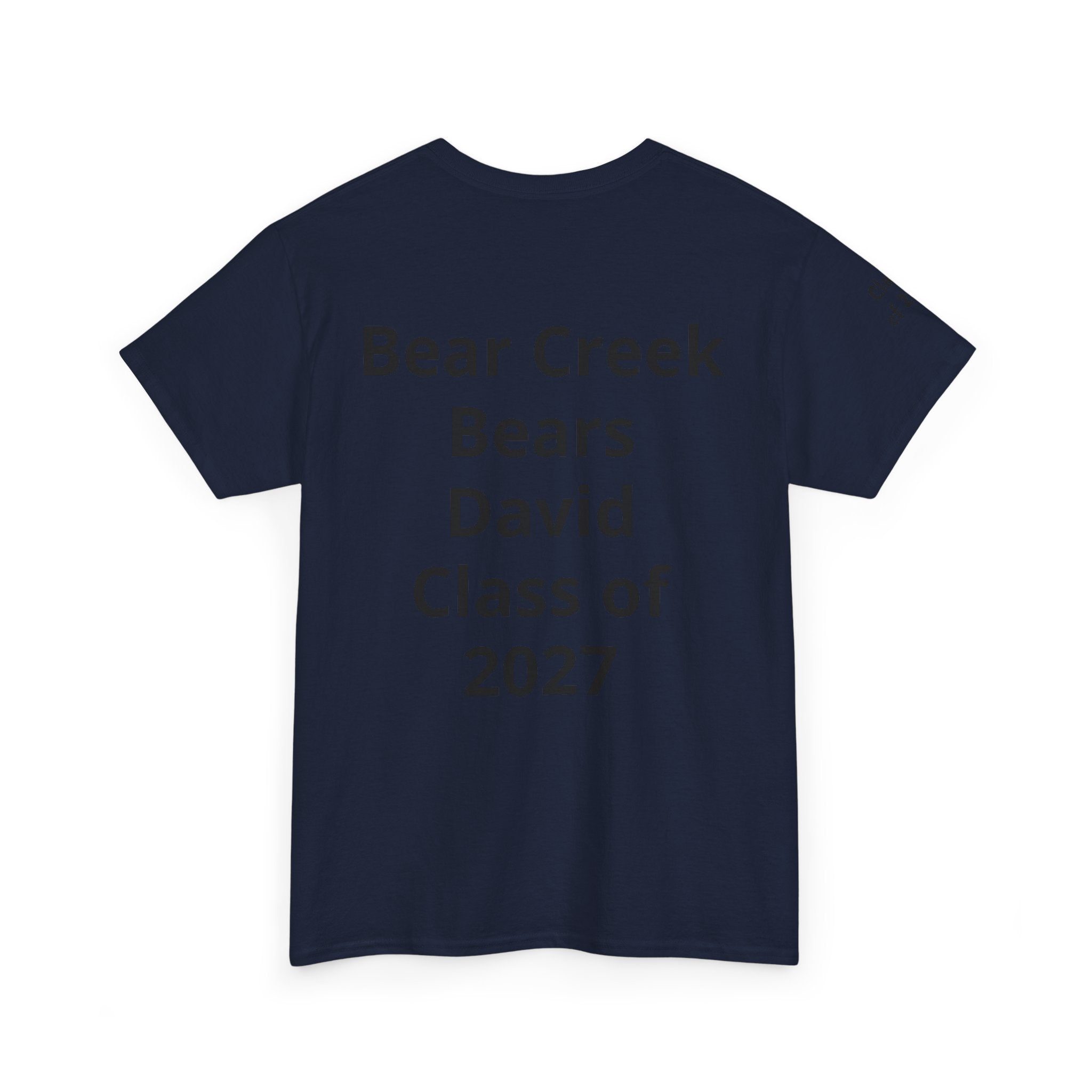Personalized "Class of" and School pride, Back to School-Unisex Heavy Cotton Tee