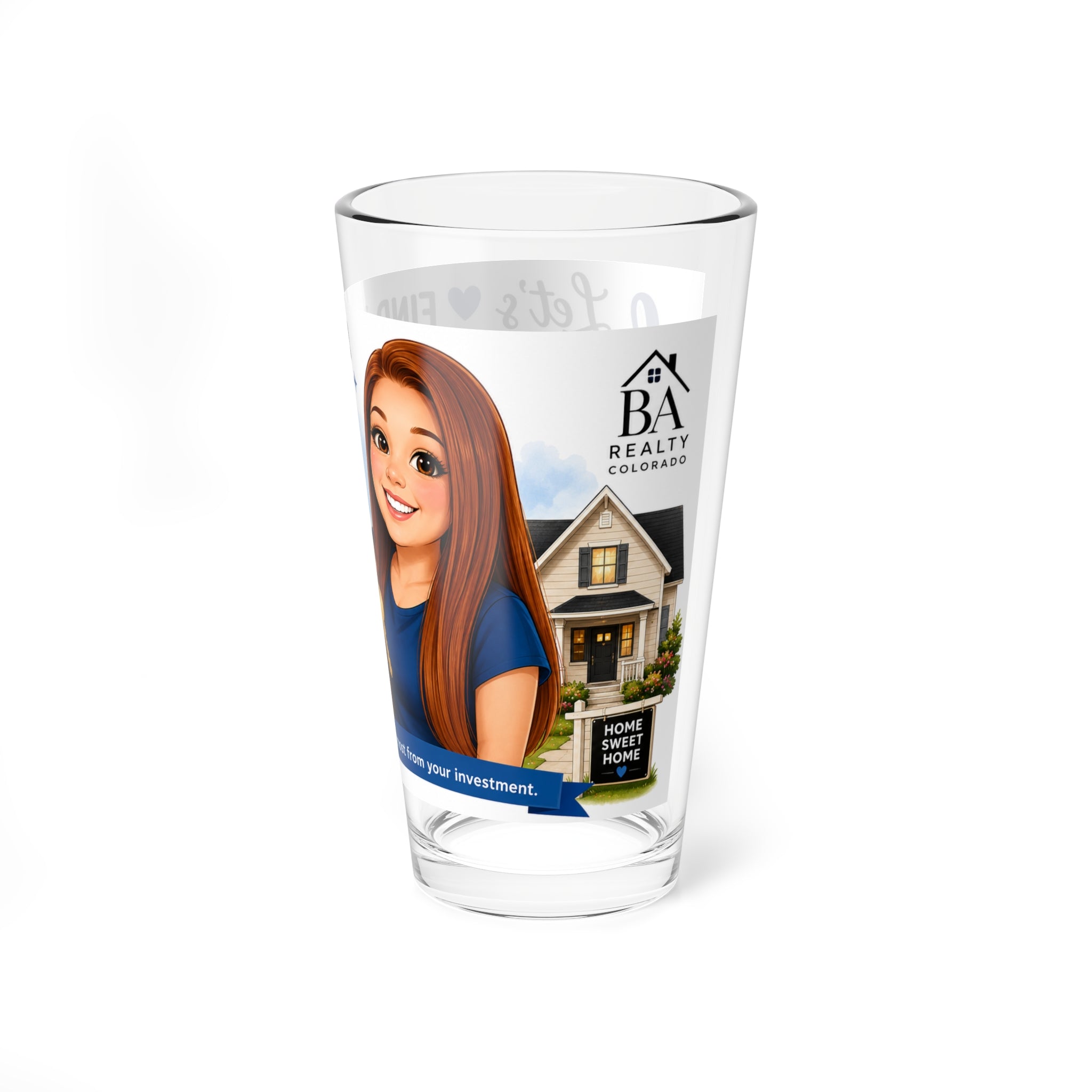 Personalized Mixing Glass, 16oz