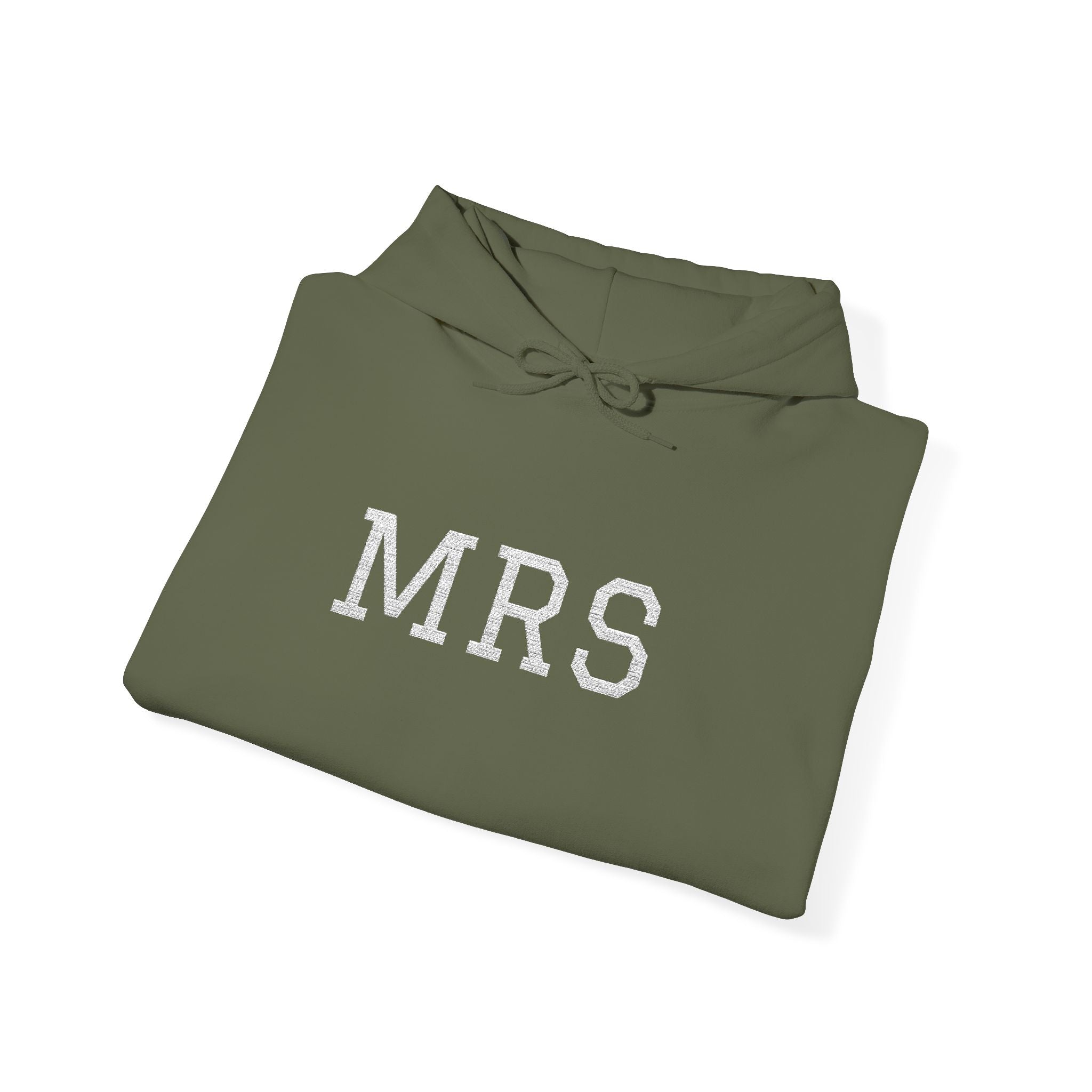 Hoodie — Floral 'MRS' Bride Bridal Pullover