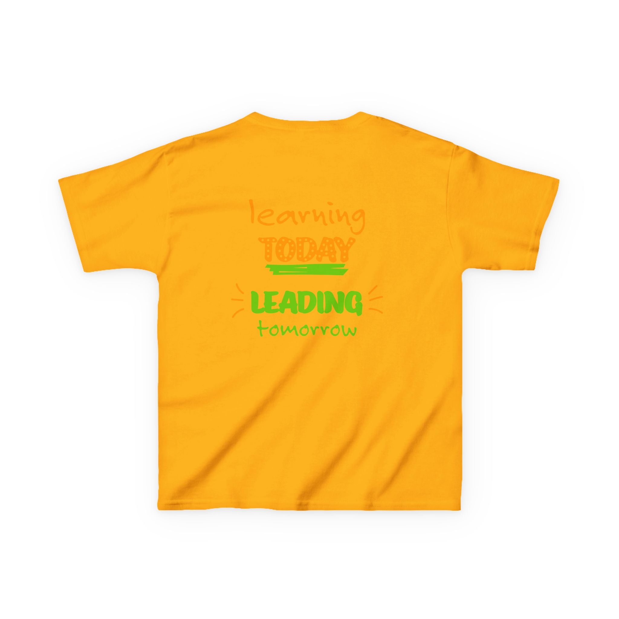 Kids Tee —  Back to School "BOSS" Personalized : "Learning Today, Leading Tomorrow"