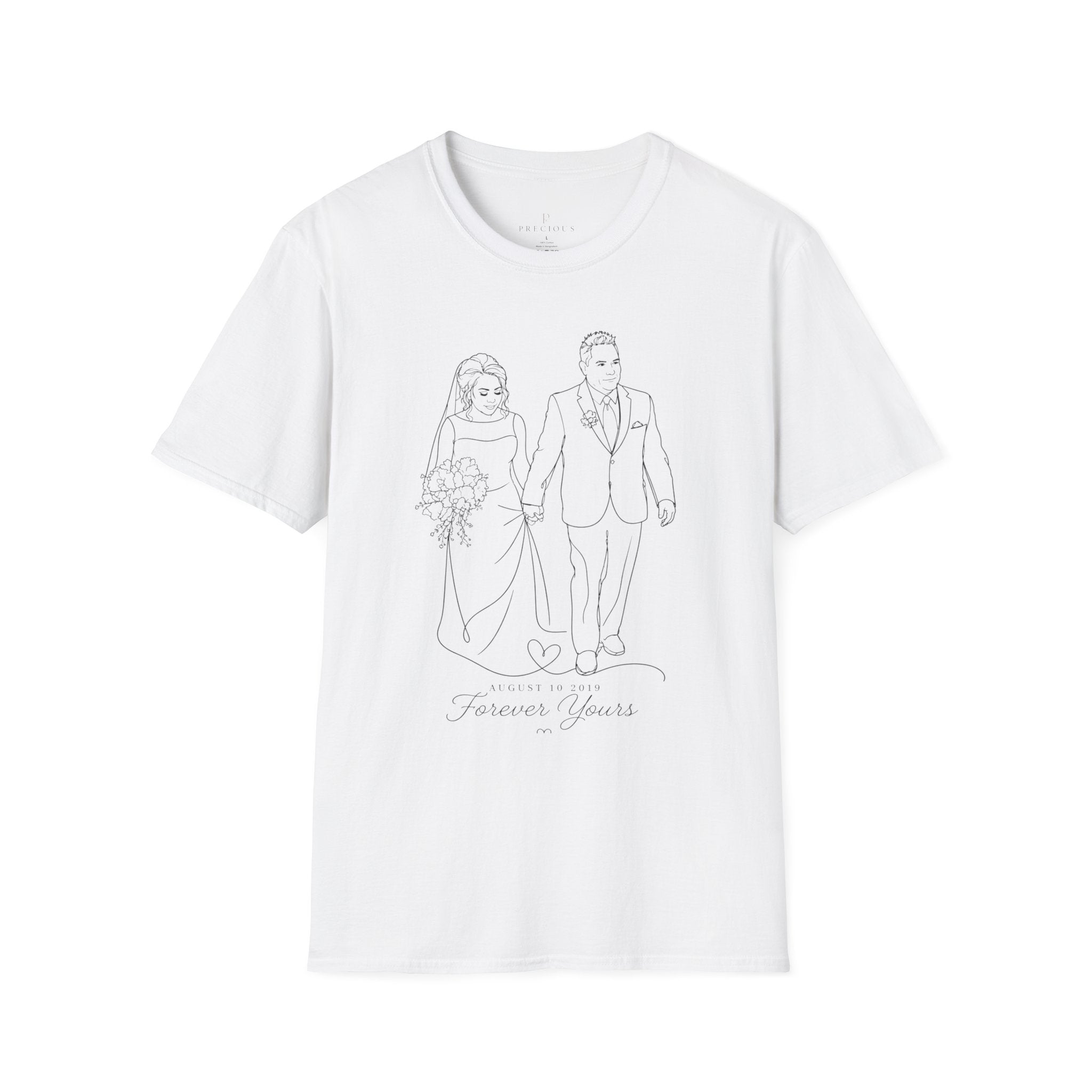 Unisex Softstyle Personalized Front Image T-Shirt