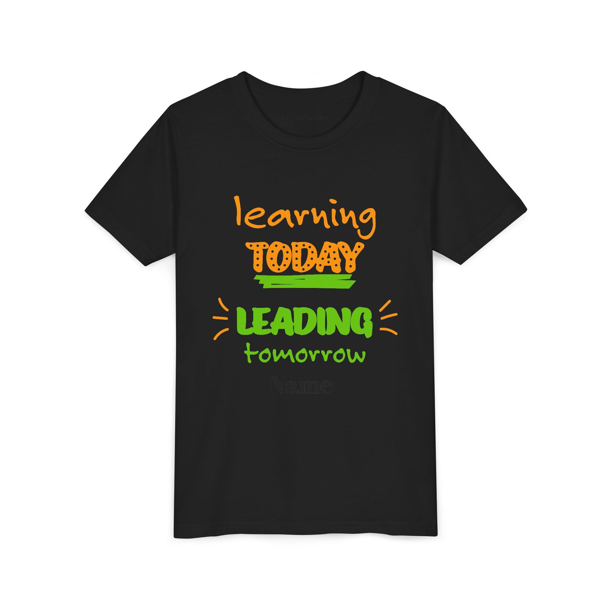 Personalized Youth Tee - Learning Today Leading Tomorrow