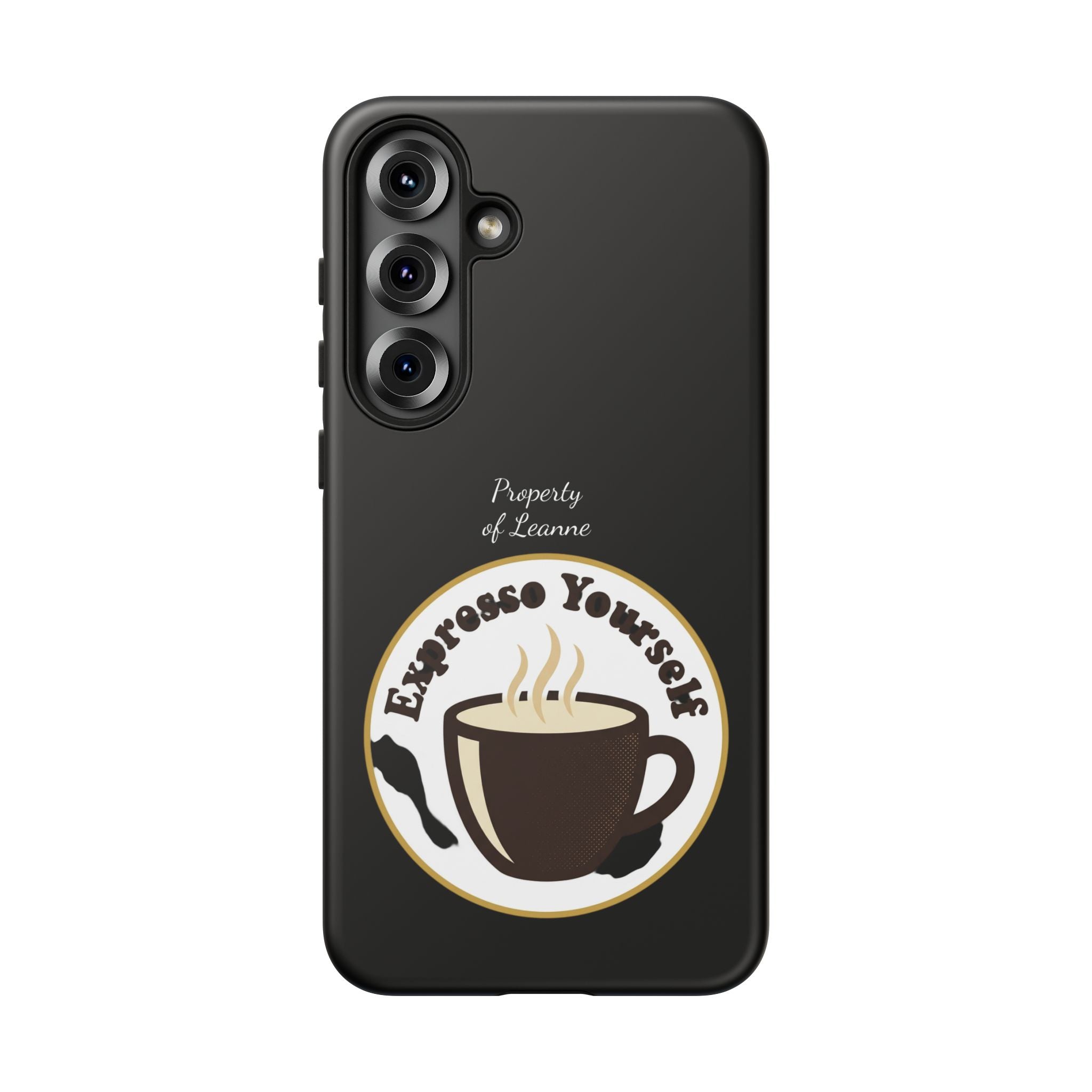 Espresso Yourself Phone Case — Cute Coffee Cup Protective Case for Coffee Lovers
