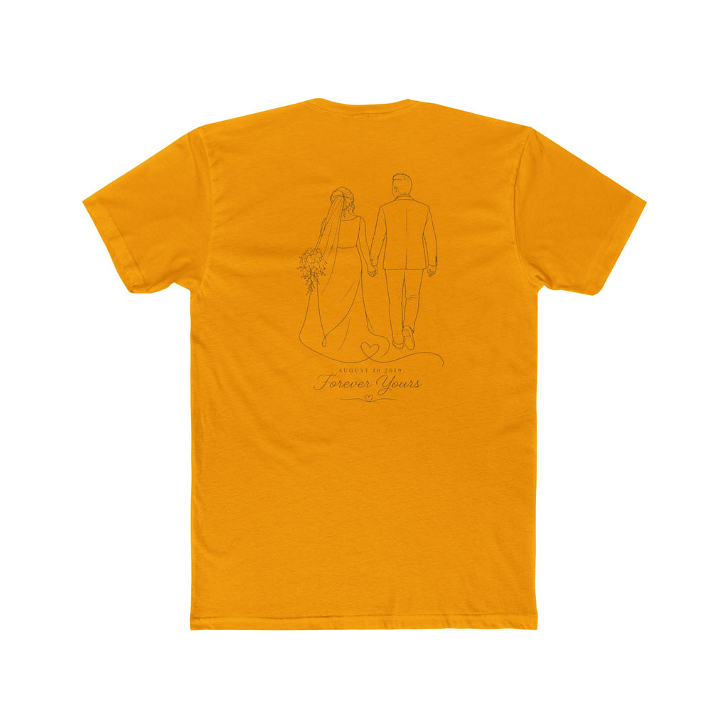 Unisex Personalized Front and Back Cotton Crew Tee