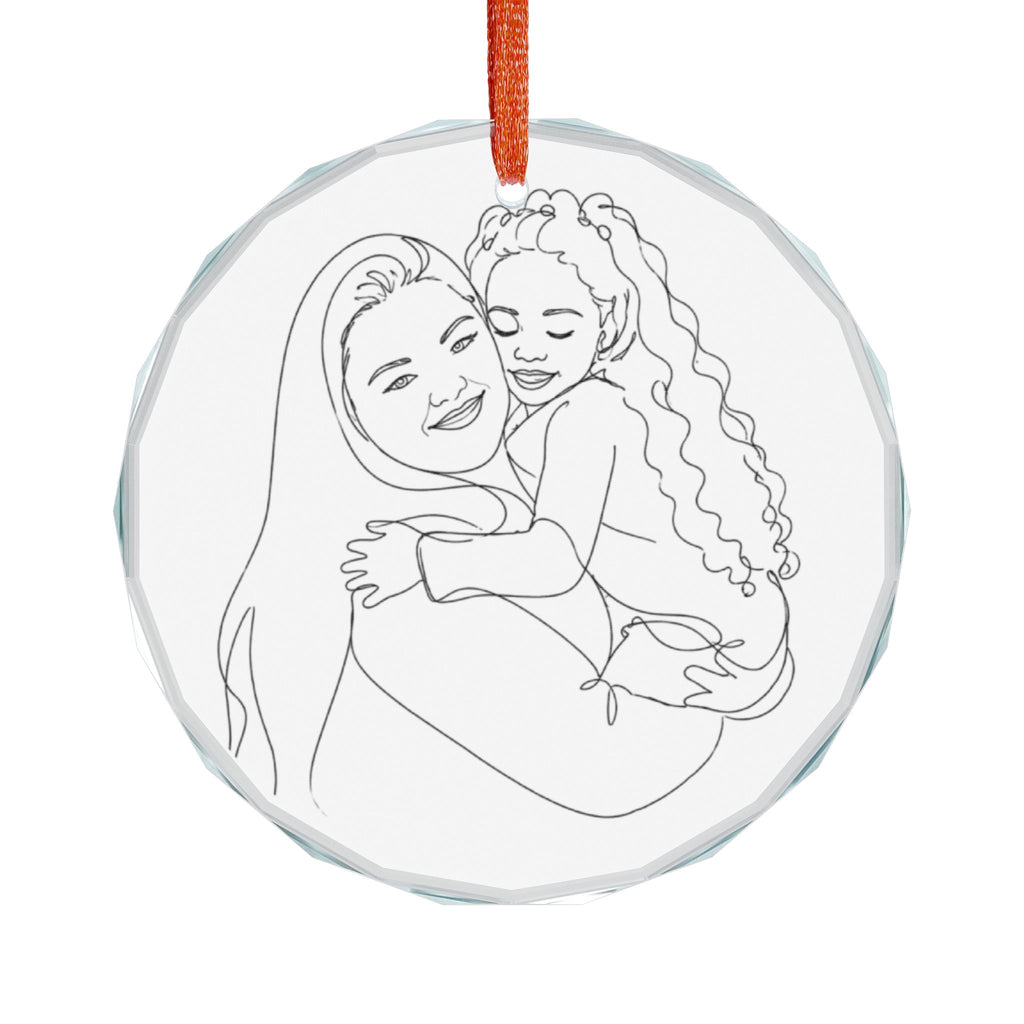 Personalized Glass Ornament, Single