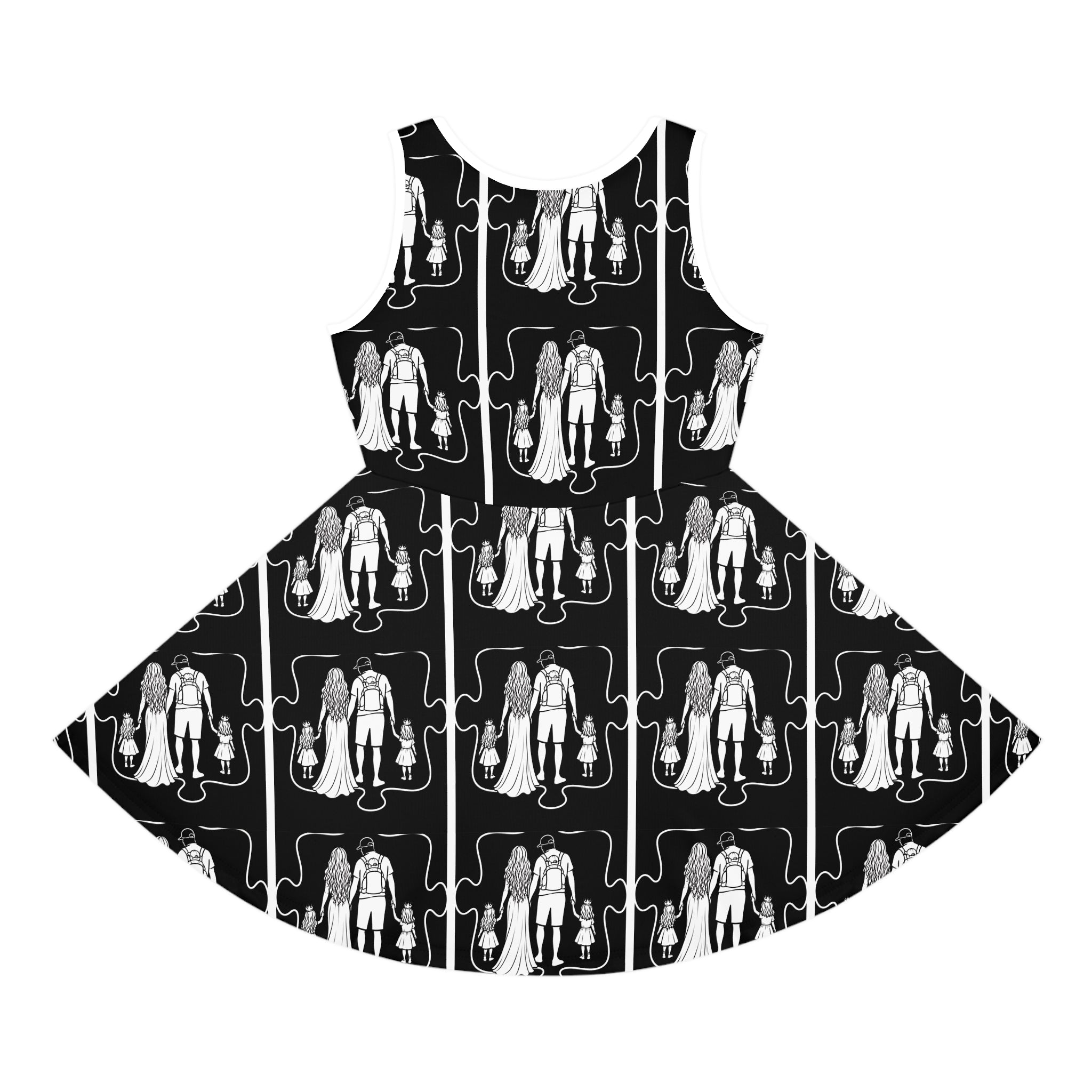 Girls' Sleeveless Sundress (AOP)