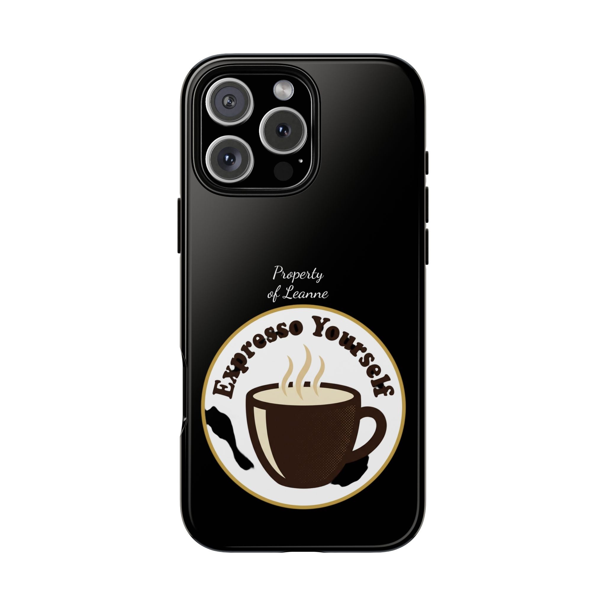 Espresso Yourself Phone Case — Cute Coffee Cup Protective Case for Coffee Lovers
