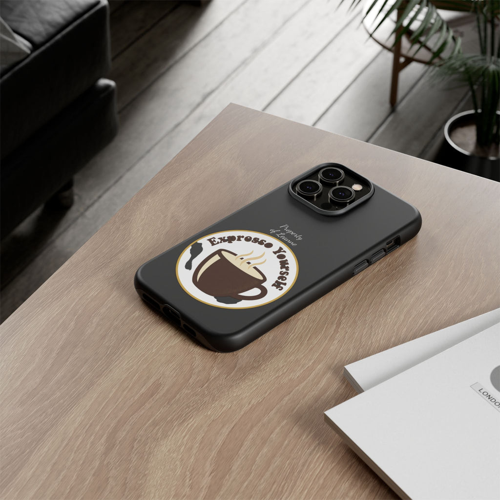 Espresso Yourself Phone Case — Cute Coffee Cup Protective Case for Coffee Lovers