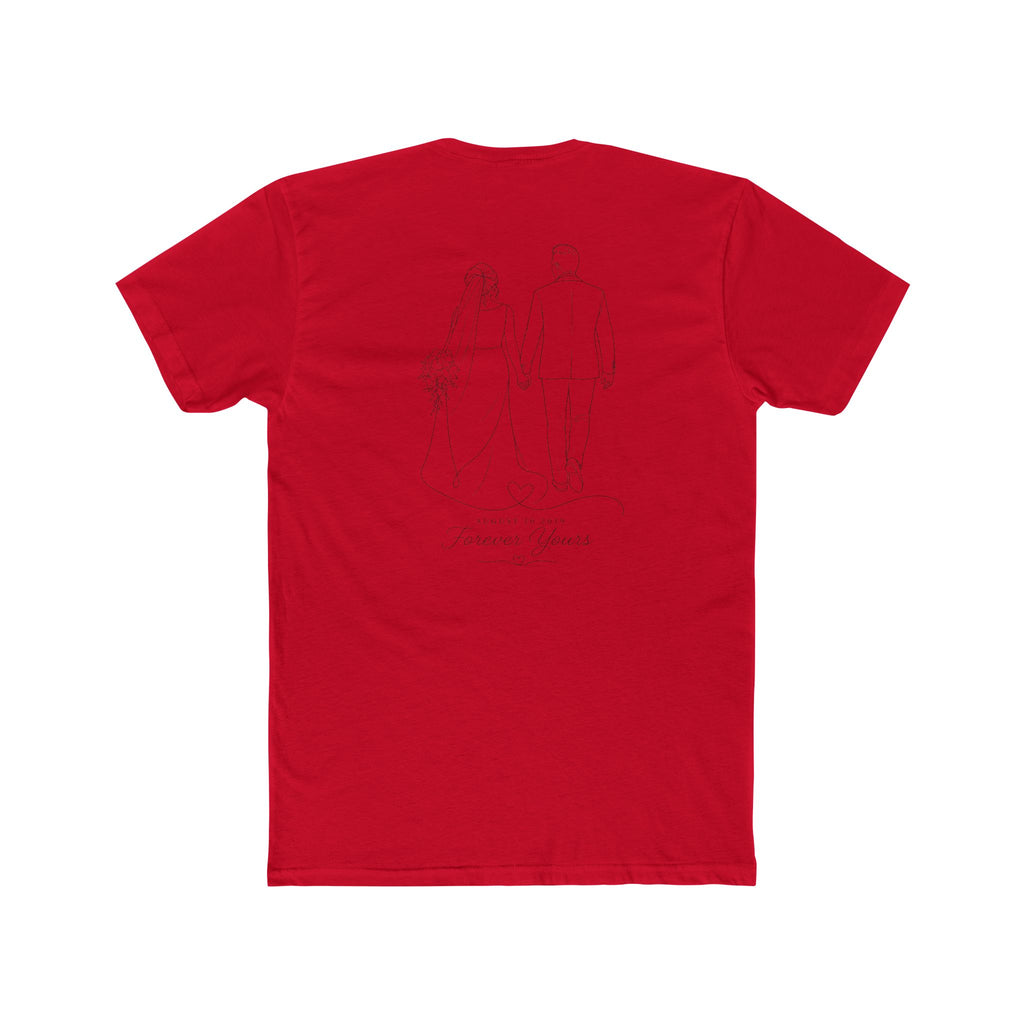 Unisex Personalized Front and Back Cotton Crew Tee