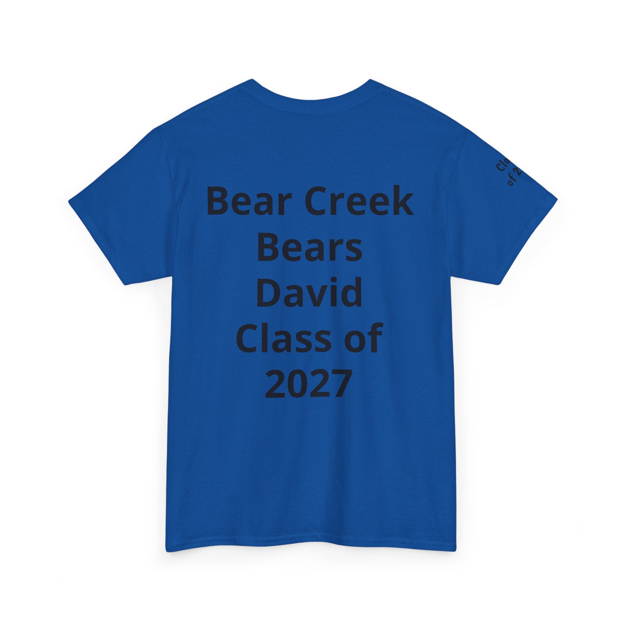 Personalized "Class of" and School pride, Back to School-Unisex Heavy Cotton Tee
