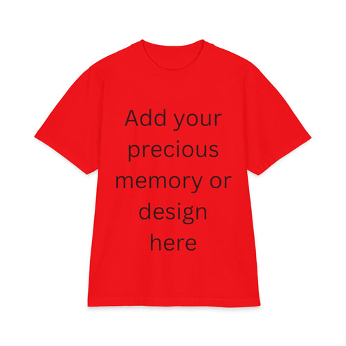 Custom Precious Photo & Memory T-Shirt — Personalized Short Sleeve