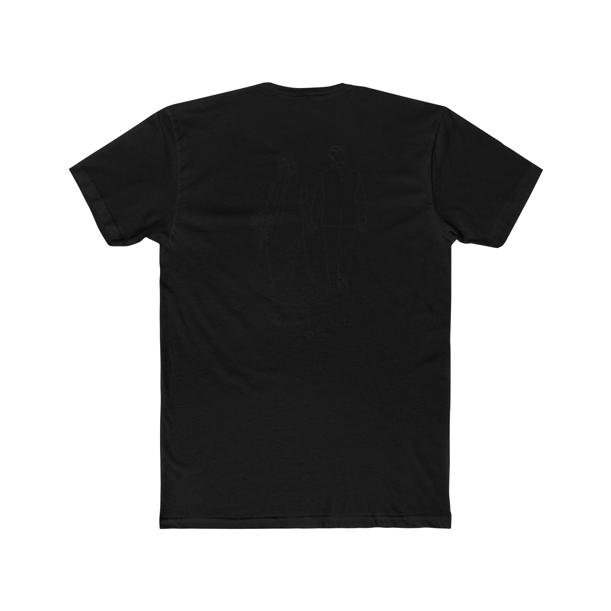 Unisex Personalized Front and Back Cotton Crew Tee