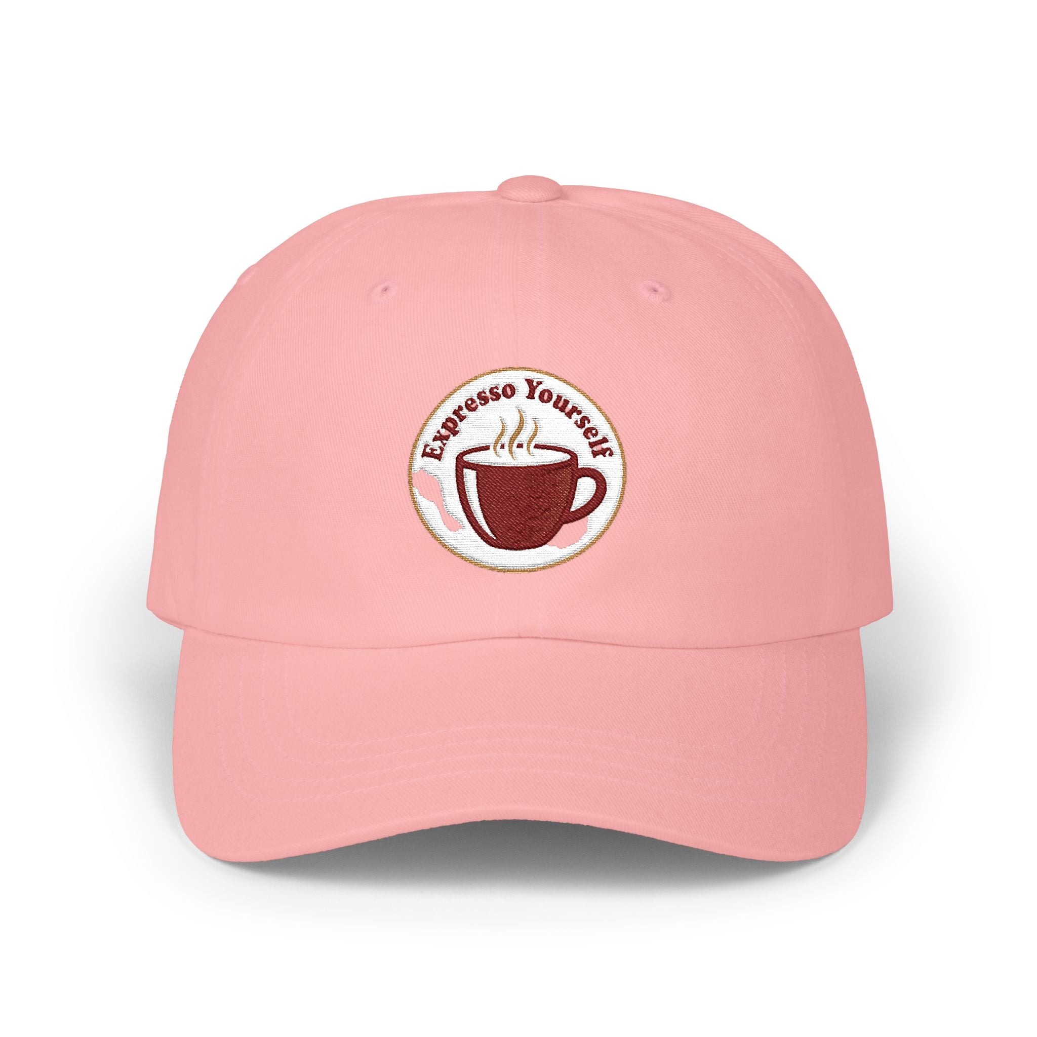 Coffee Yourself Dad Cap – Embroidered Espresso Cup Baseball Hat