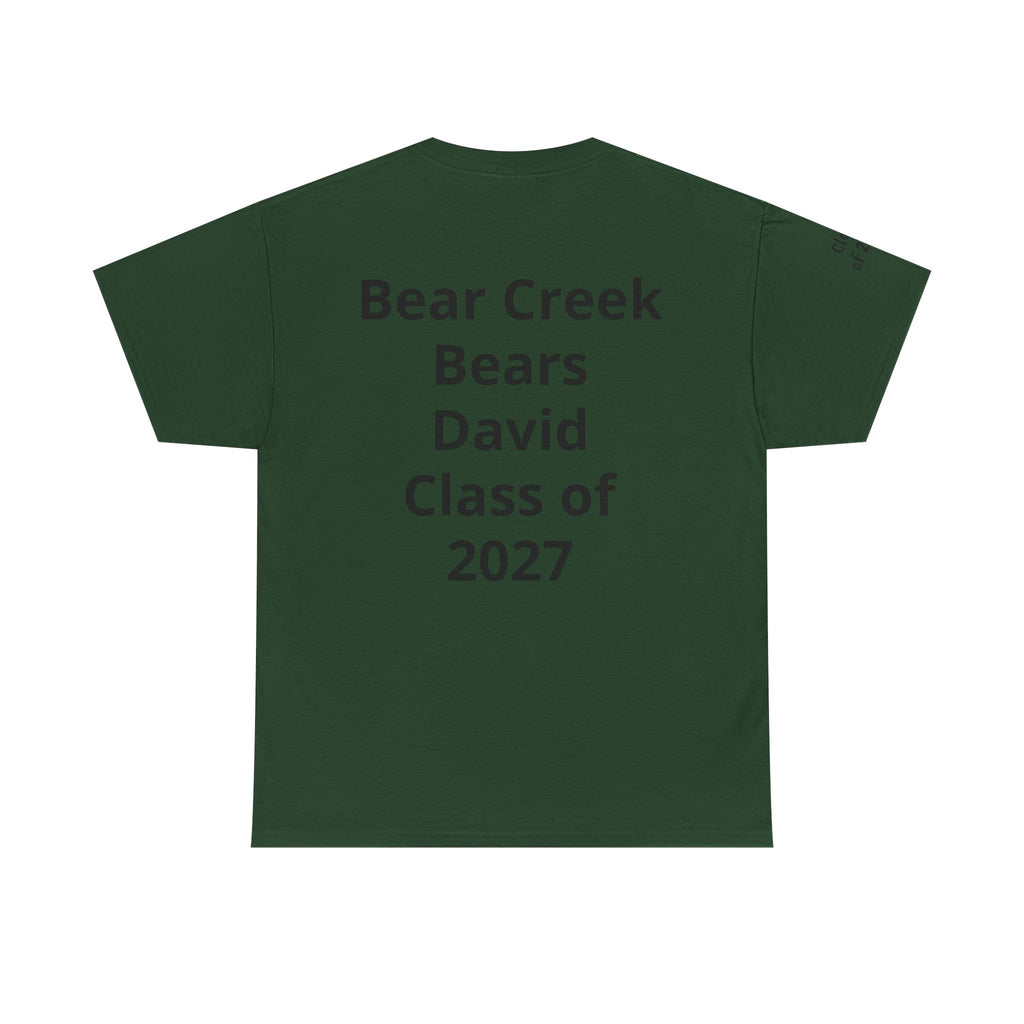 Personalized "Class of" and School pride, Back to School-Unisex Heavy Cotton Tee