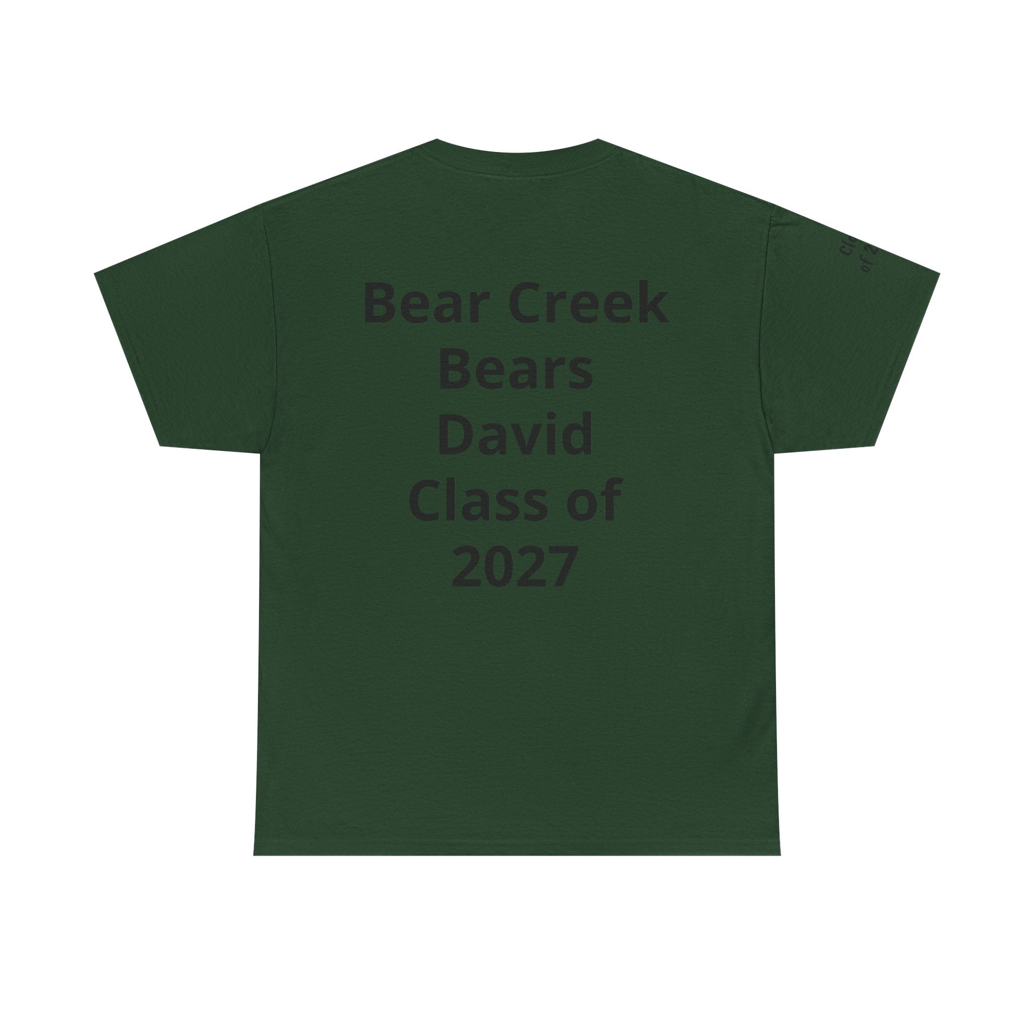 Personalized "Class of" and School pride, Back to School-Unisex Heavy Cotton Tee